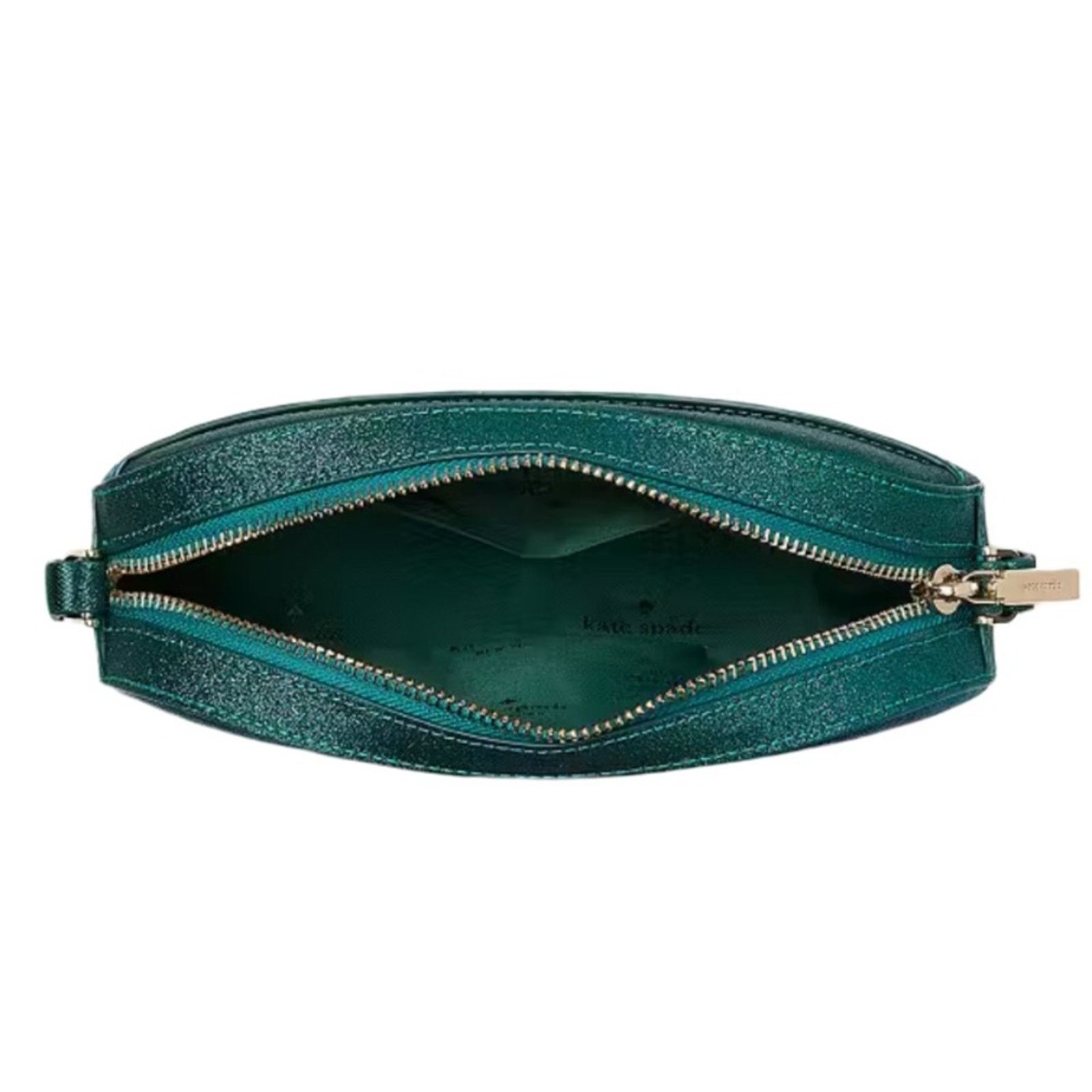 Kate Spade kate spade Glimmer Oval Camera Bag - Festive Teal Size ONE SIZE - 3 Thumbnail