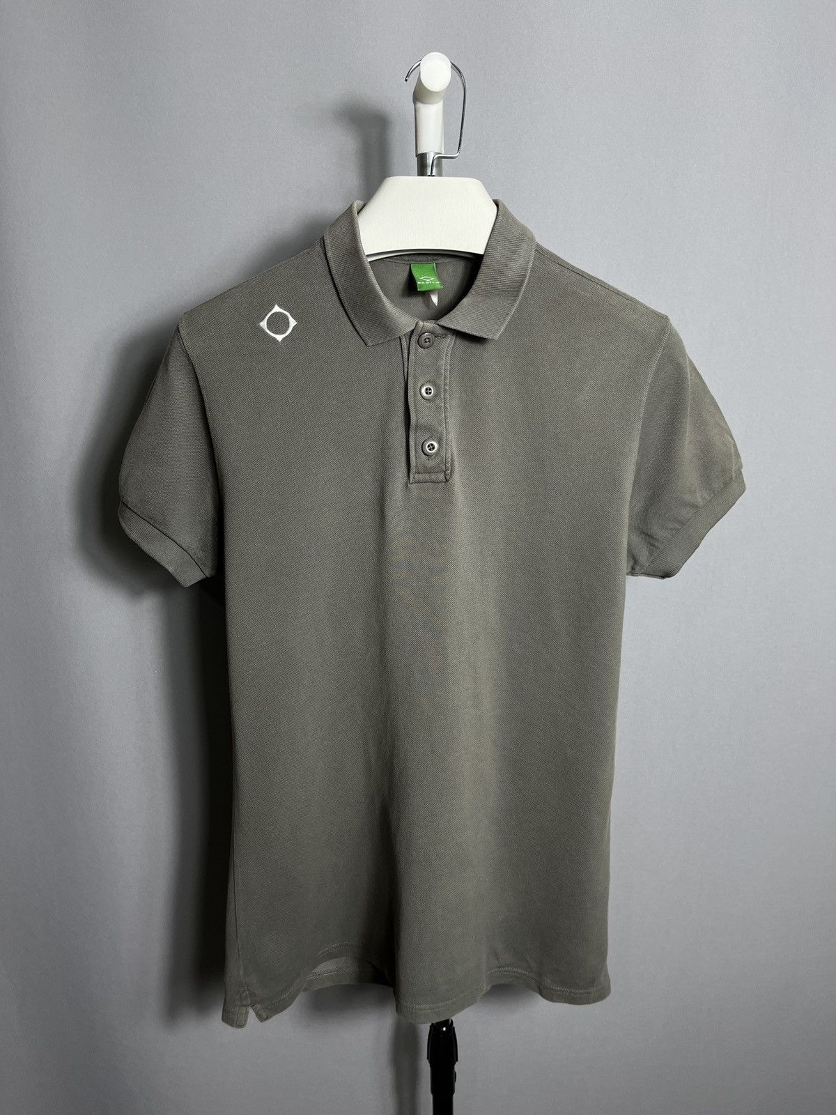 MA.STRUM Ma.Strum Short Sleeve Polo Shirt Grey Cotton Men’s Casual Size US S / EU 44-46 / 1 - 1 Thumbnail
