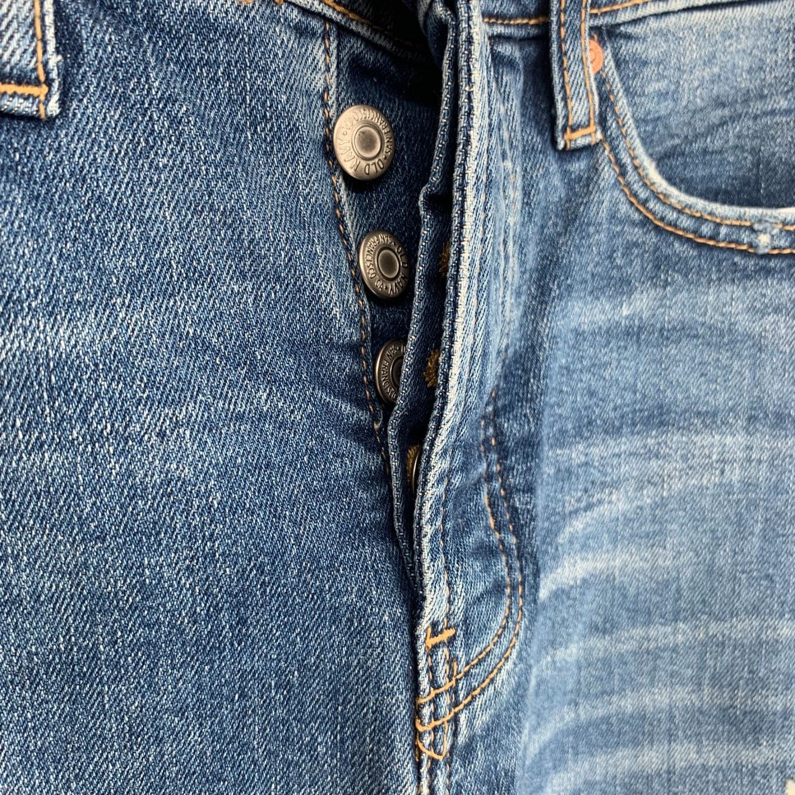 Old Navy Old Navy Saylor Jeans Women's Size 4 Straight Distressed Size 27" / US 4 / IT 40 - 6 Thumbnail