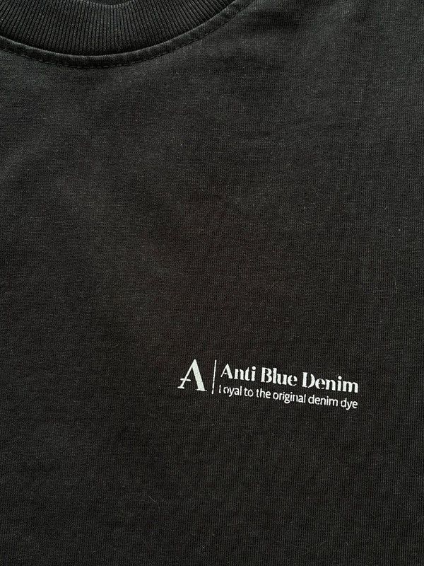 Other Anti Blue Denim Sz M 100% Heavy Cotton T-Shirt Black White Size US M / EU 48-50 / 2 - 2 Thumbnail