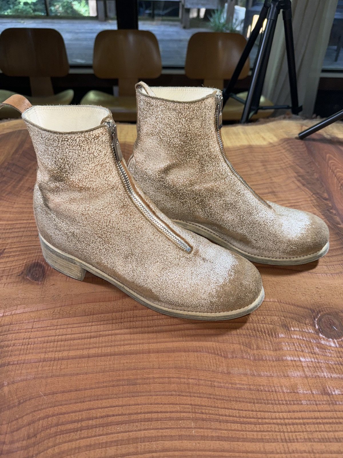 Guidi Guidi PL1 size 43 coated distressed white Grailed