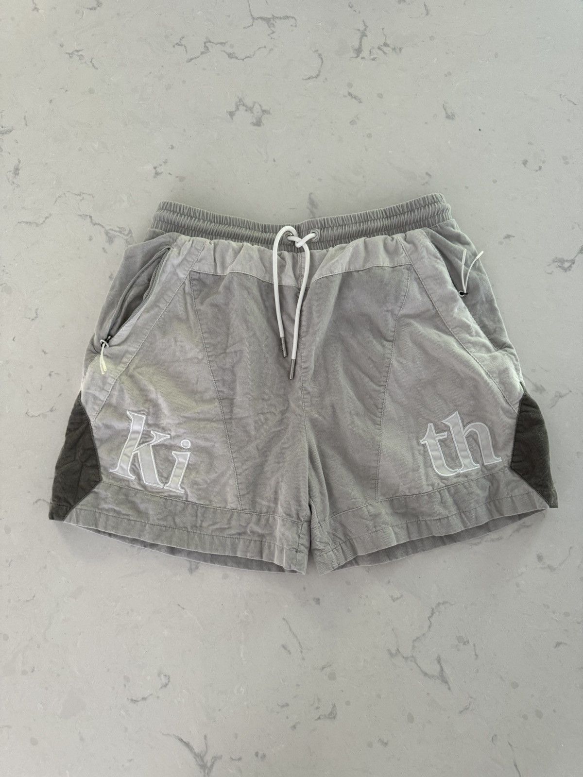 Kith × Ronnie Fieg Kith Mixed Micro Cord Turbo Shorts | Grailed