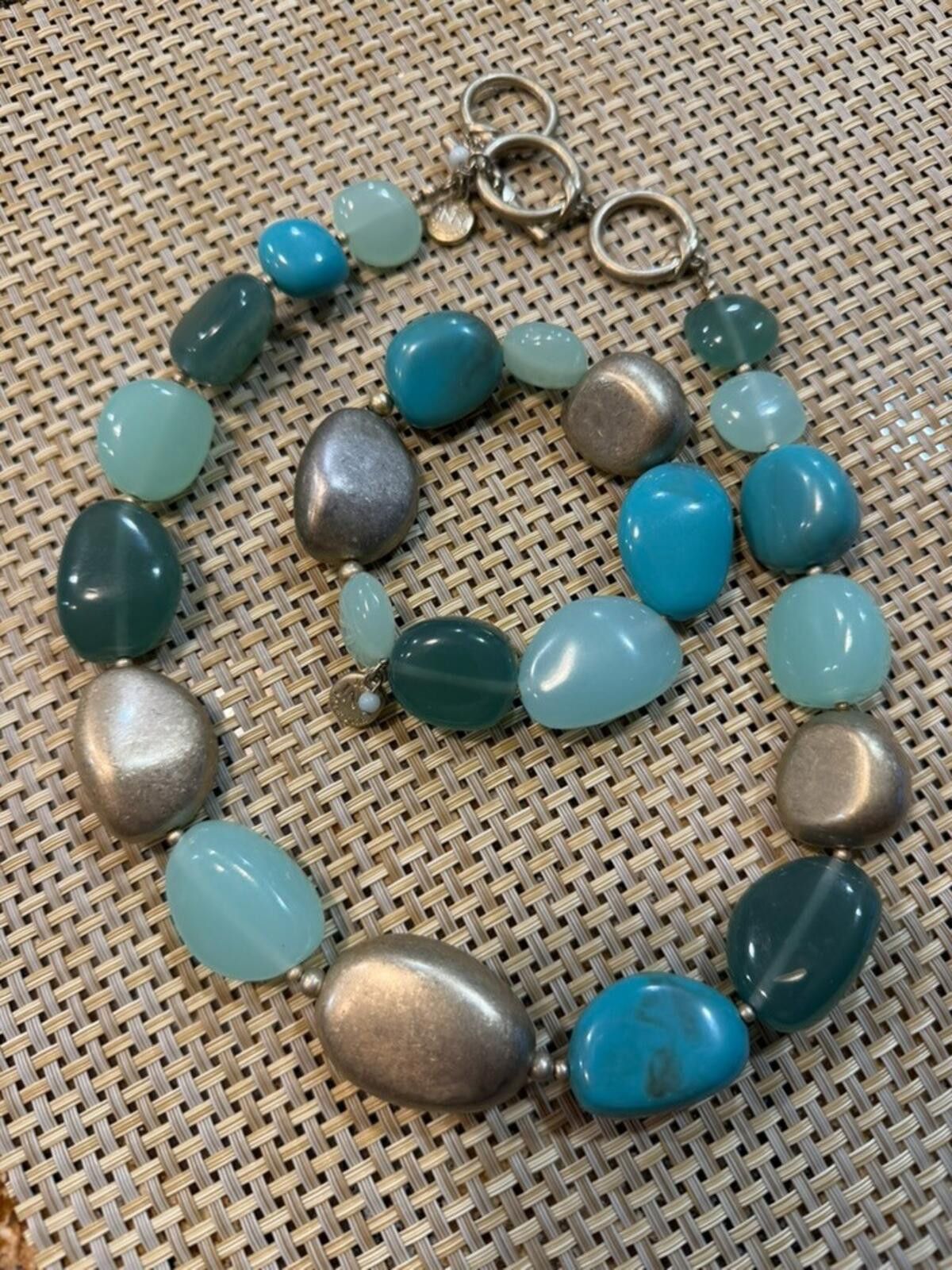 Jones New York JONES NY JNY, Necklace & Bracelet Set, Gold Tone & Stones Size ONE SIZE - 1 Thumbnail