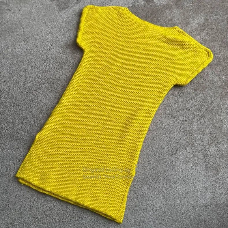 Hermes Hermes Yellow Alpaca Wool Knitwear Set Size XS / US 0-2 / IT 36-38 - 3 Thumbnail