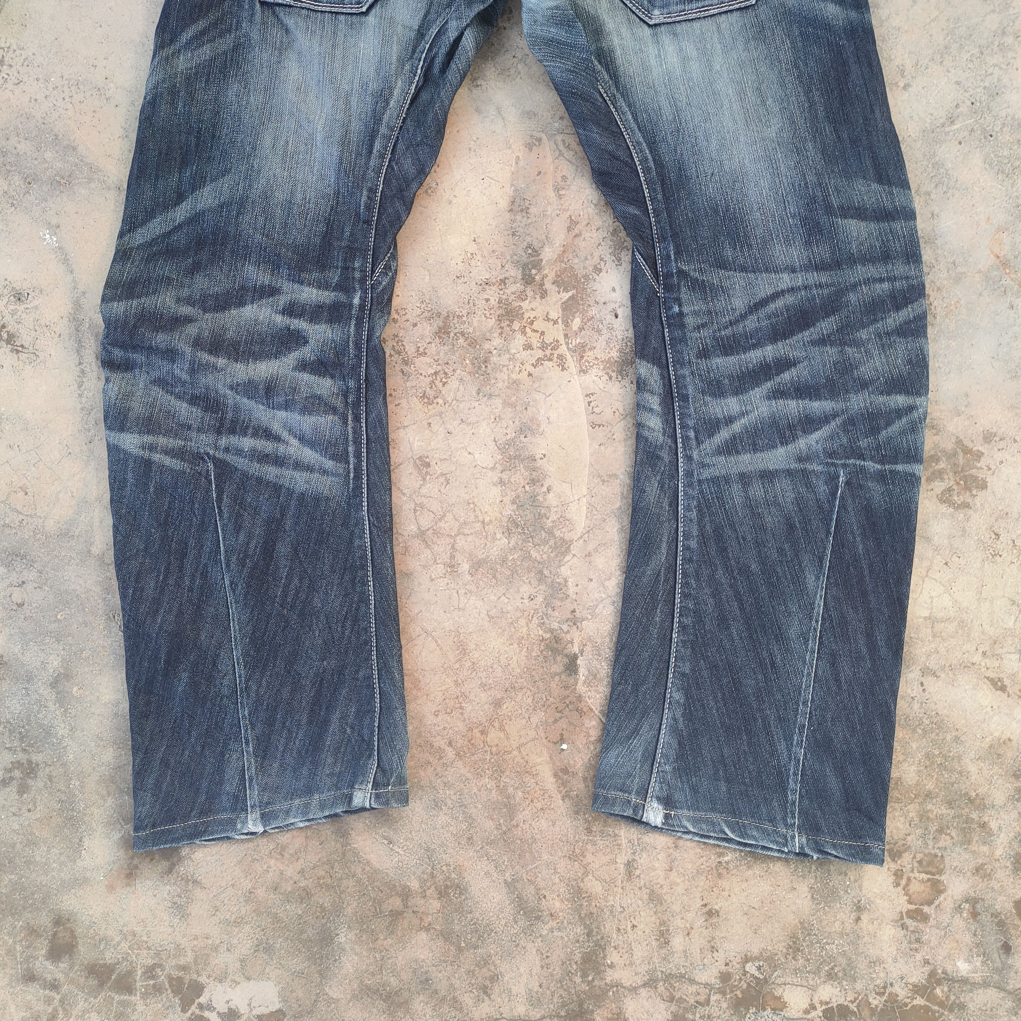 Edwin W32 VINTAGE EDWIN FADED DISTRESSED JEAN DENIM PANTS Size US 32 / EU 48 - 10 Thumbnail