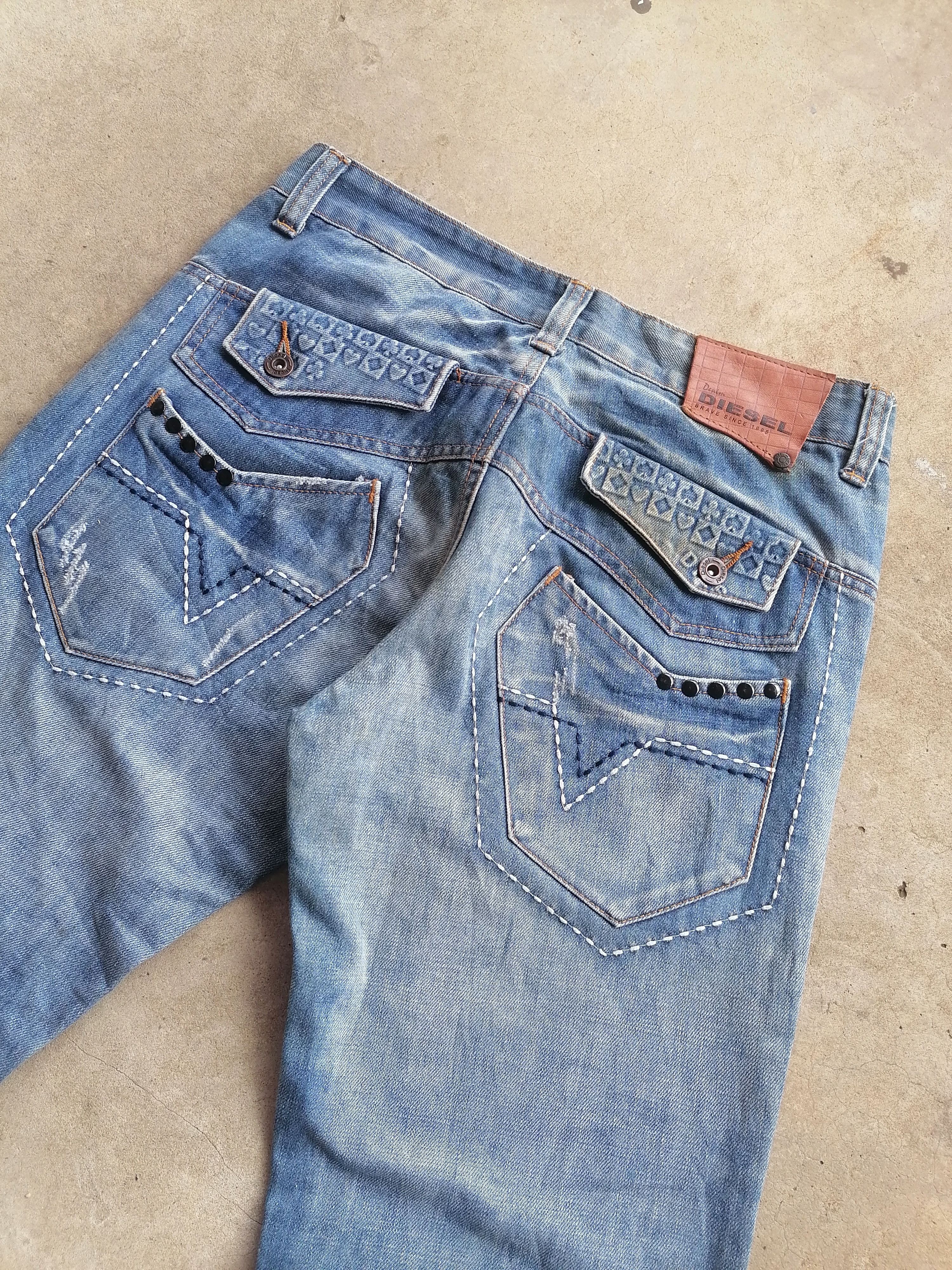 Diesel Diesel Nice Pocket Jeans Size US 30 / EU 46 - 2 Thumbnail