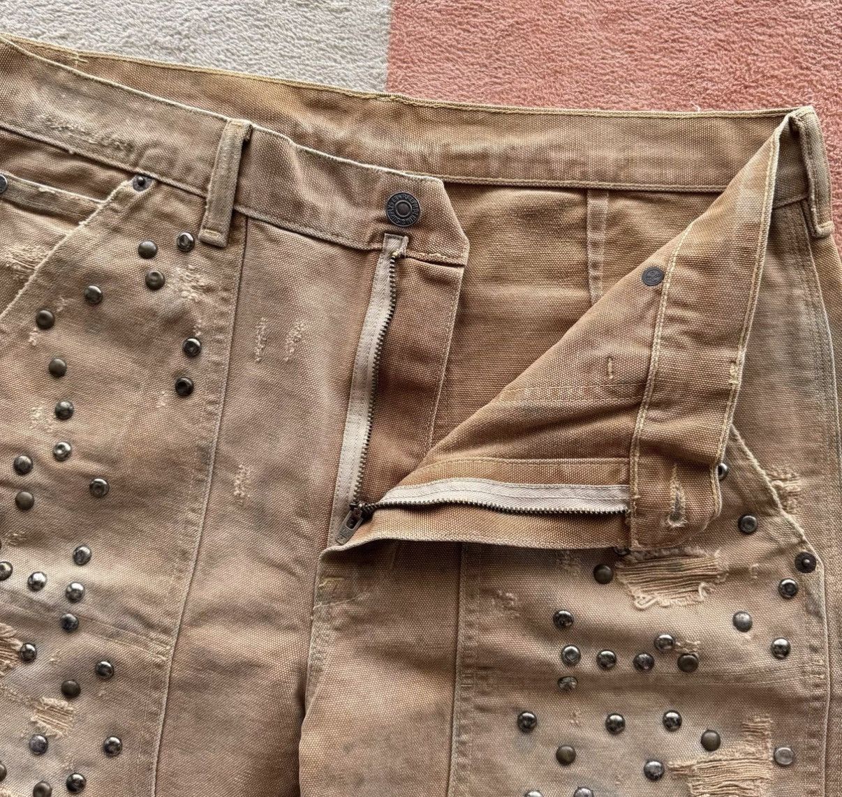 Denim & Supply Ralph Lauren Ralph Lauren Denim Supply Rivet Canvas Shorts K22 Size US 30 / EU 46 - 4 Thumbnail