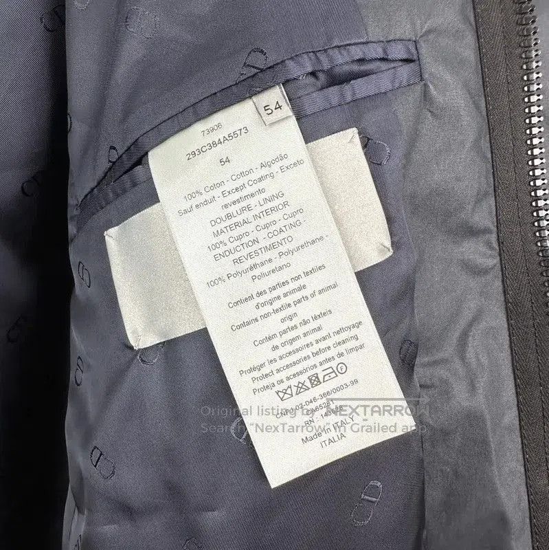 Dior Dior Navy Long Cotton Coat for Men . Size US XL / EU 56 / 4 - 6 Thumbnail