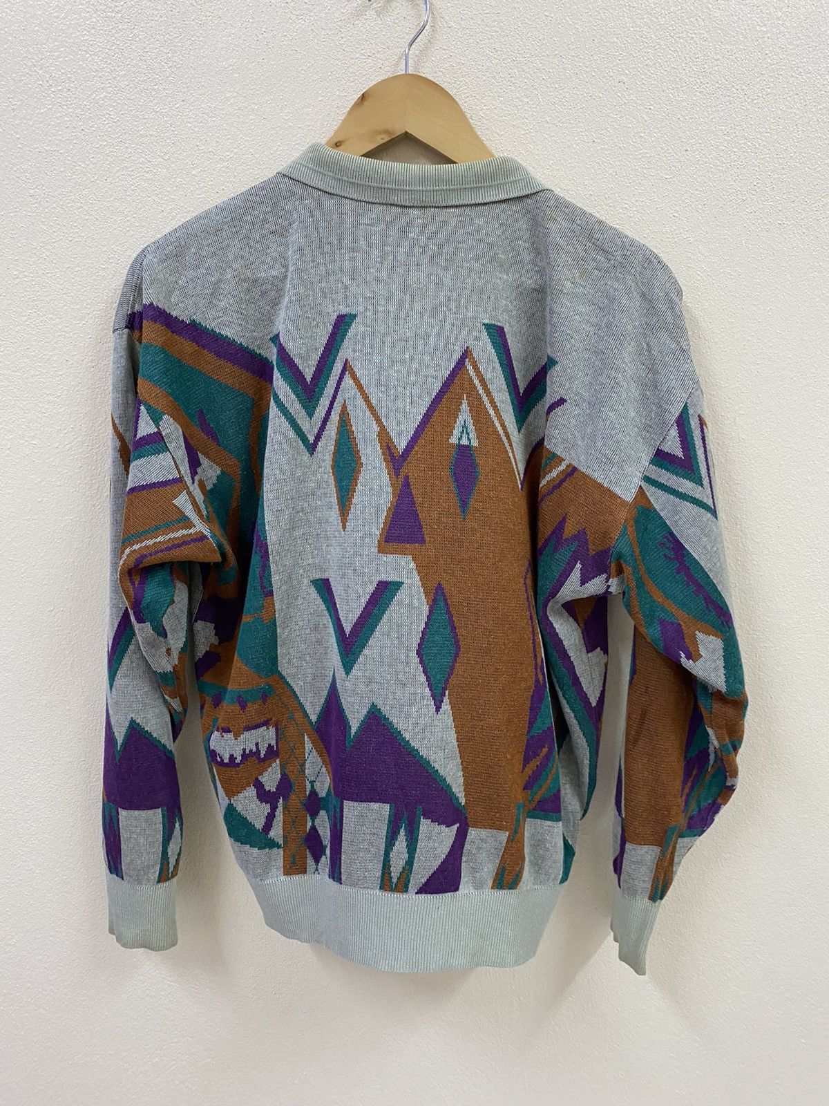 Vintage Vtg Knitwear Polos Shirt - Signore Gran Size US M / EU 48-50 / 2 - 3 Thumbnail