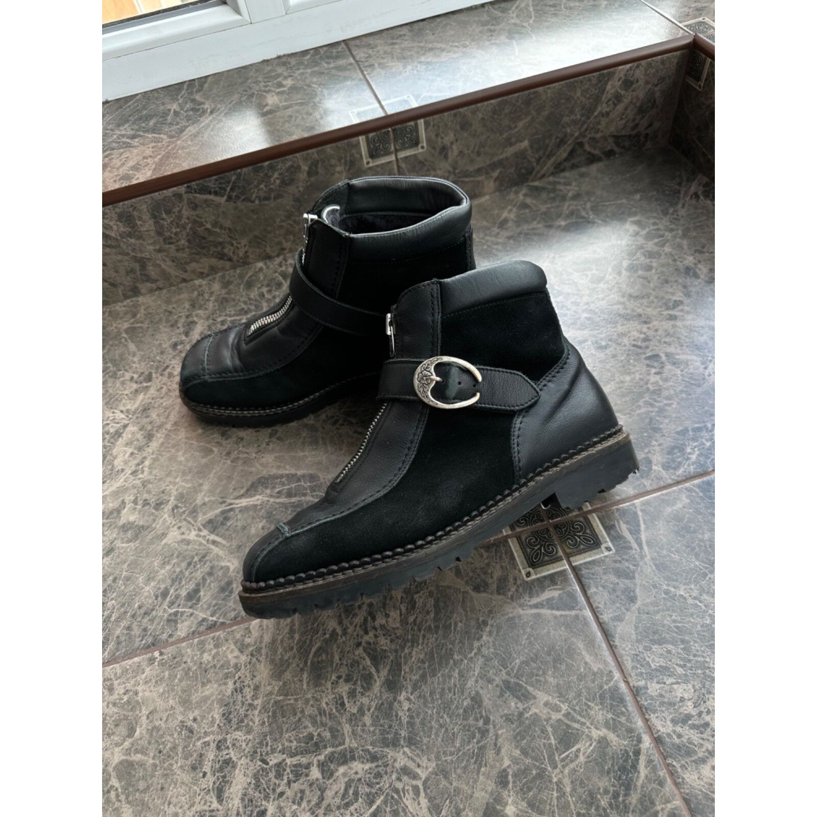 Vintage VTG Kandahar Leather & Suede Rawe Boots 7.5 US Size US 7.5 / EU 40-41 - 8 Thumbnail