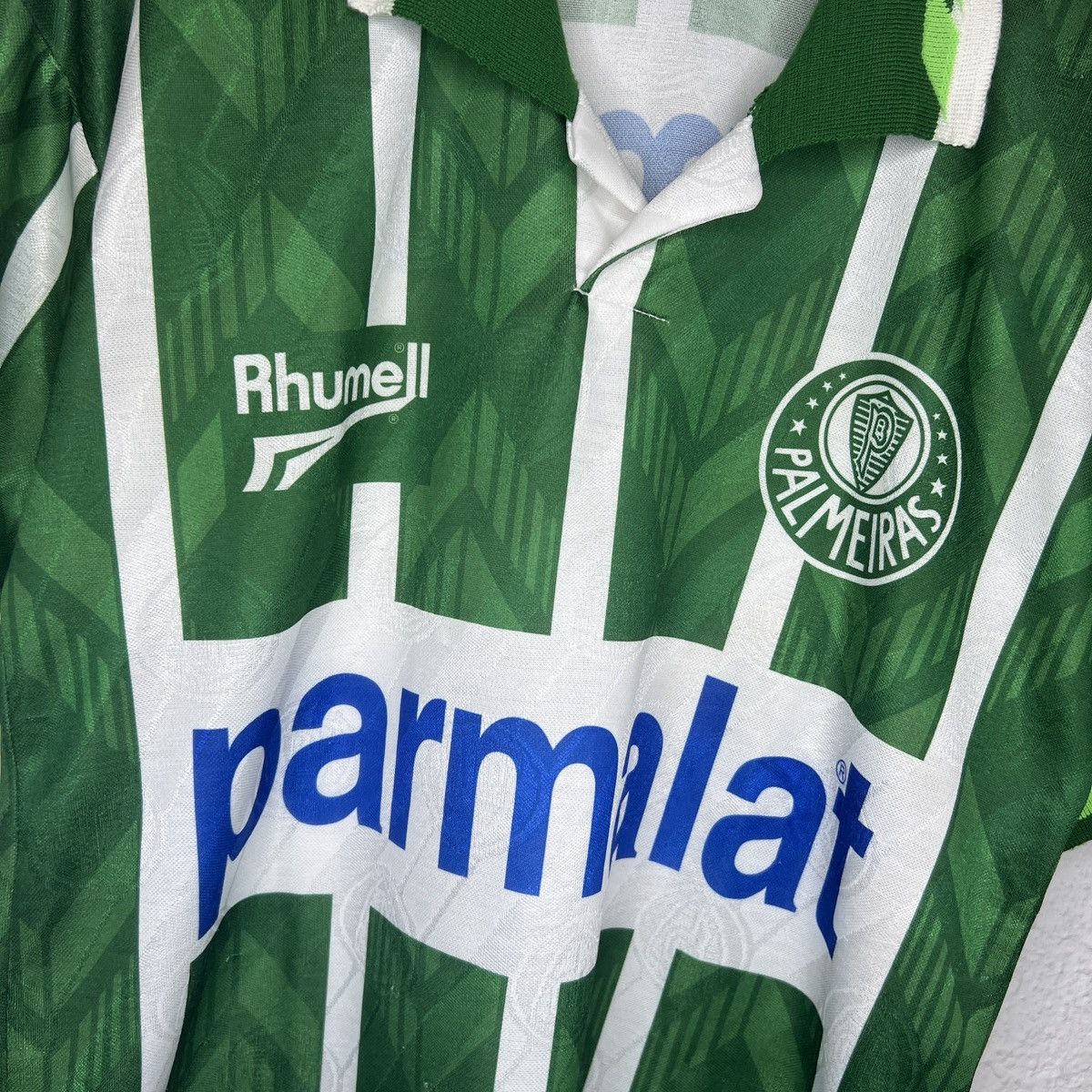 Vintage Vintage 90s Palmeiras Jersey Home Kit Tshirt Tee Brazil #10 Size US M / EU 48-50 / 2 - 5 Thumbnail