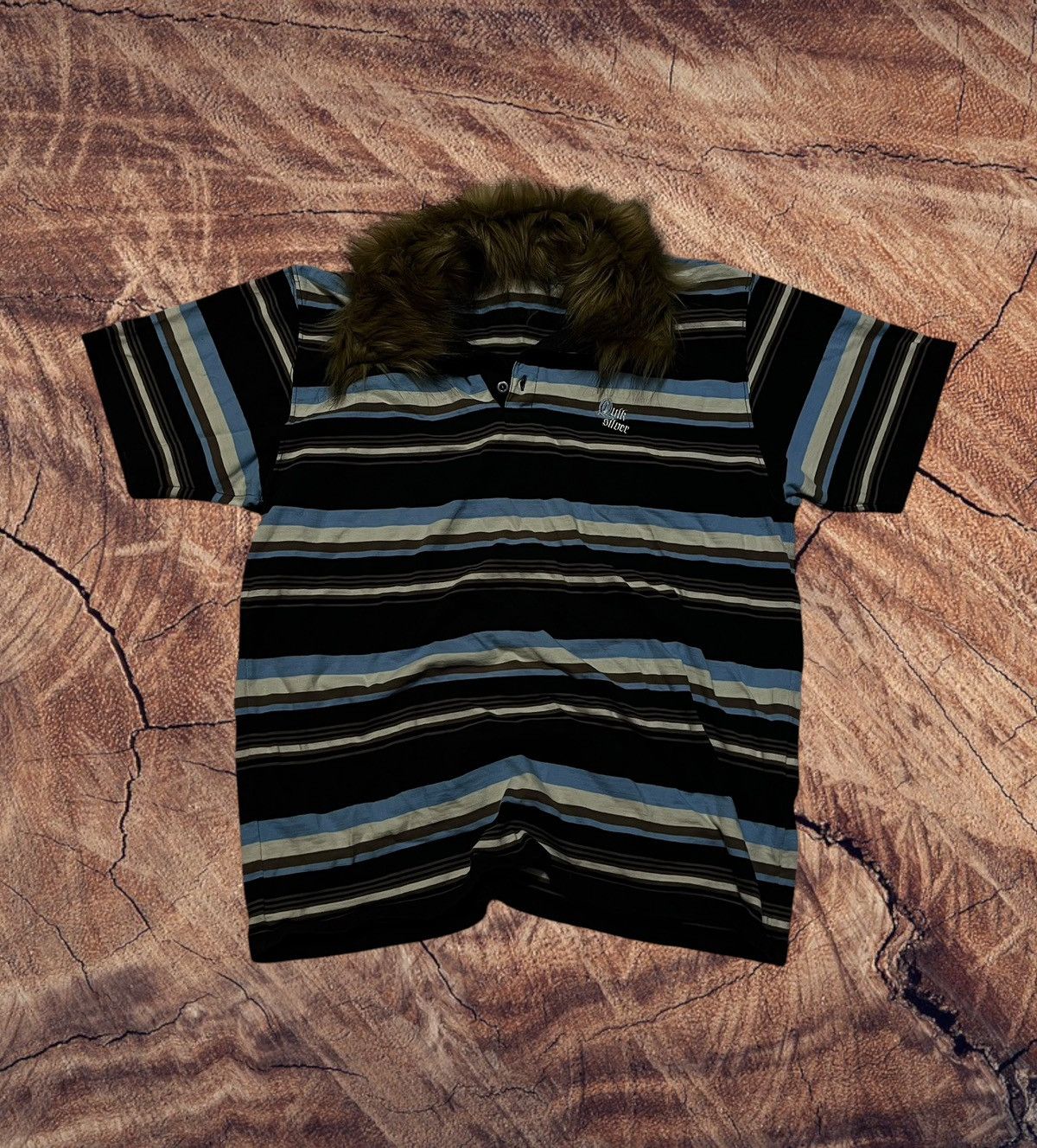 Pre-owned Hysteric Glamour X If Six Was Nine Ifsixwasnine Kapital Lgb Style Fur Polo T Shirt Y2k