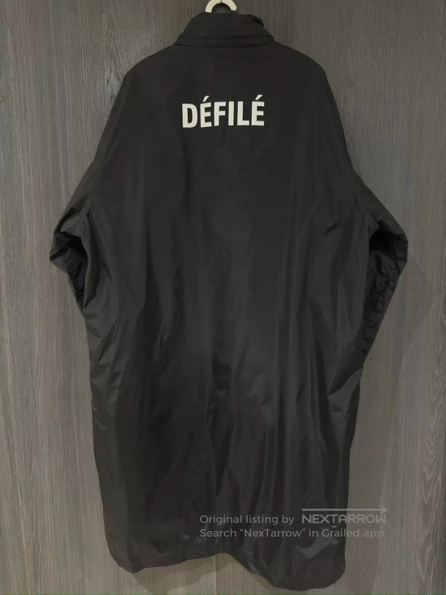 Balenciaga balenciaga black long raincoat with tags. Size US L / EU 52-54 / 3 - 8 Thumbnail