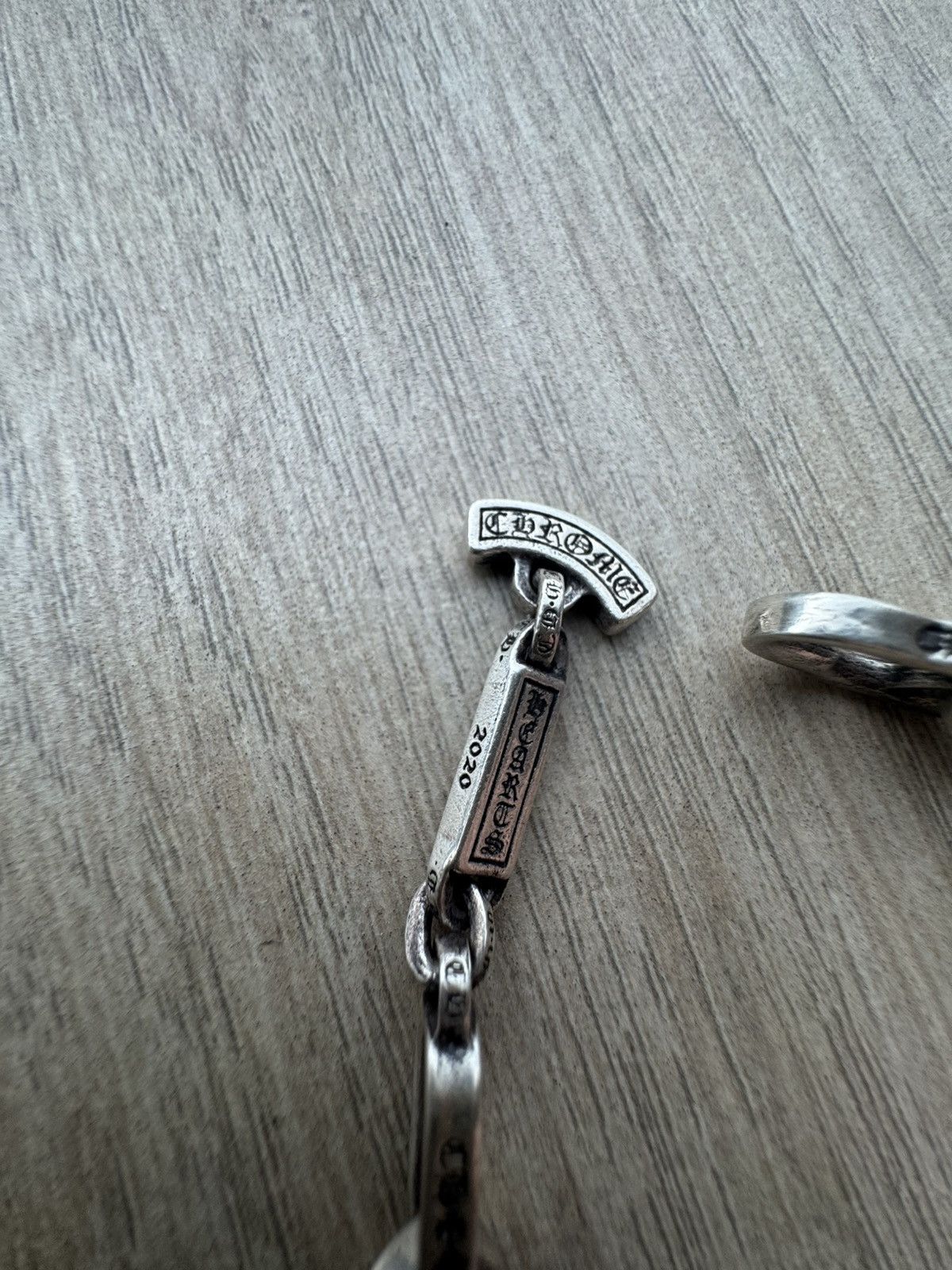 Chrome Hearts *RARE* T Link Paper Chain Bracelet Size ONE SIZE - 2 Thumbnail
