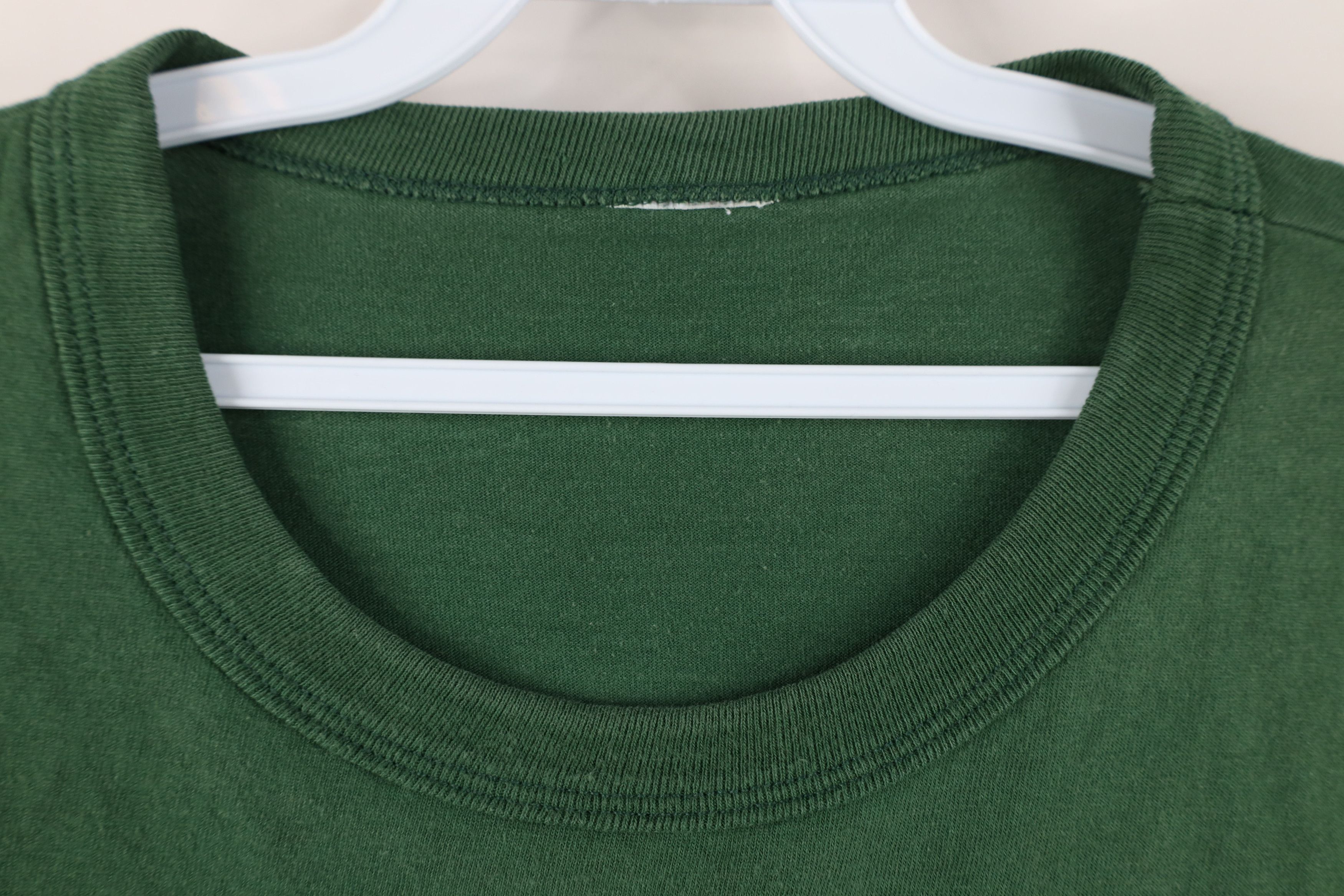 Vintage Vintage 90s Streetwear Cotton Short Sleeve T-Shirt Green Size US XXL / EU 58 / 5 - 5 Thumbnail