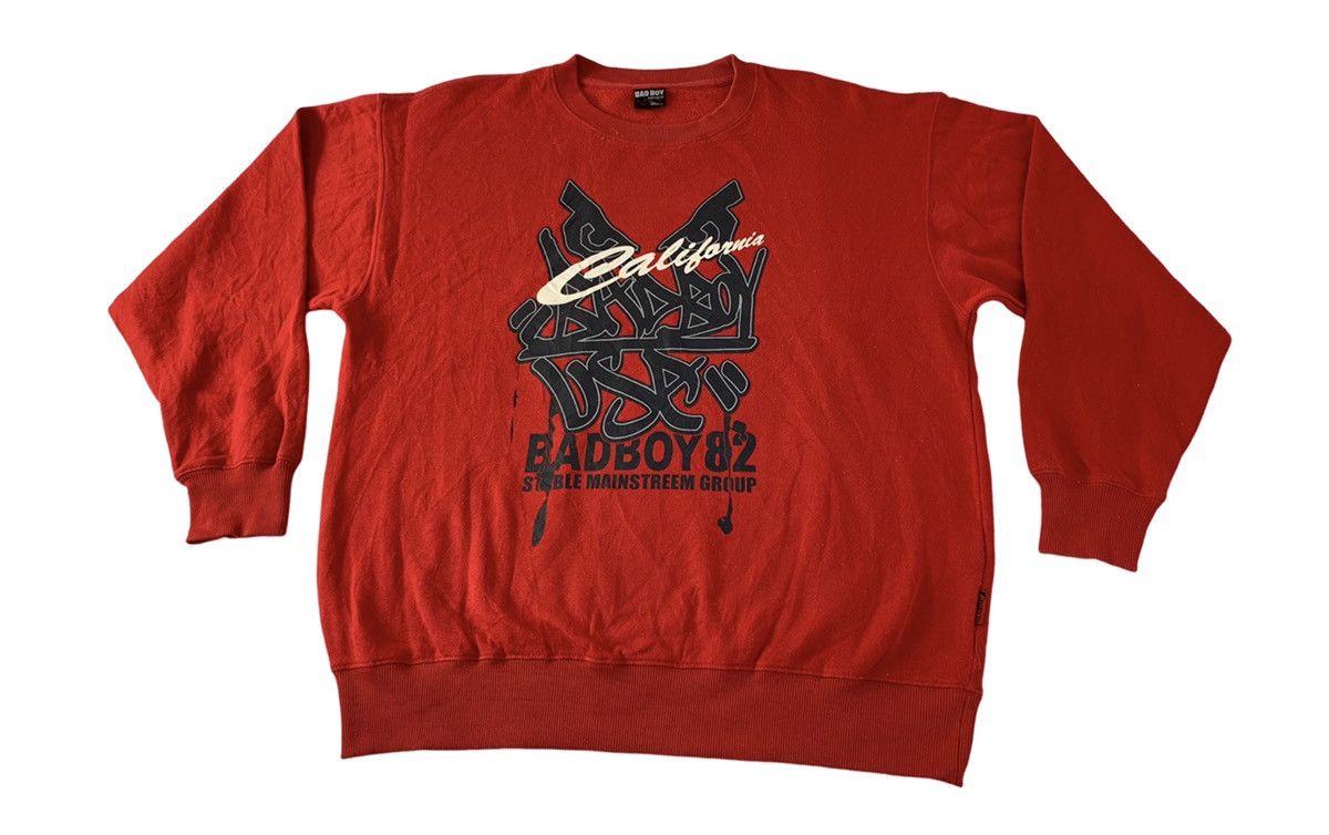 Rap Tees × Vintage Badboy 82 California Mainstream Graffiti Pullover Size US L / EU 52-54 / 3 - 1 Thumbnail