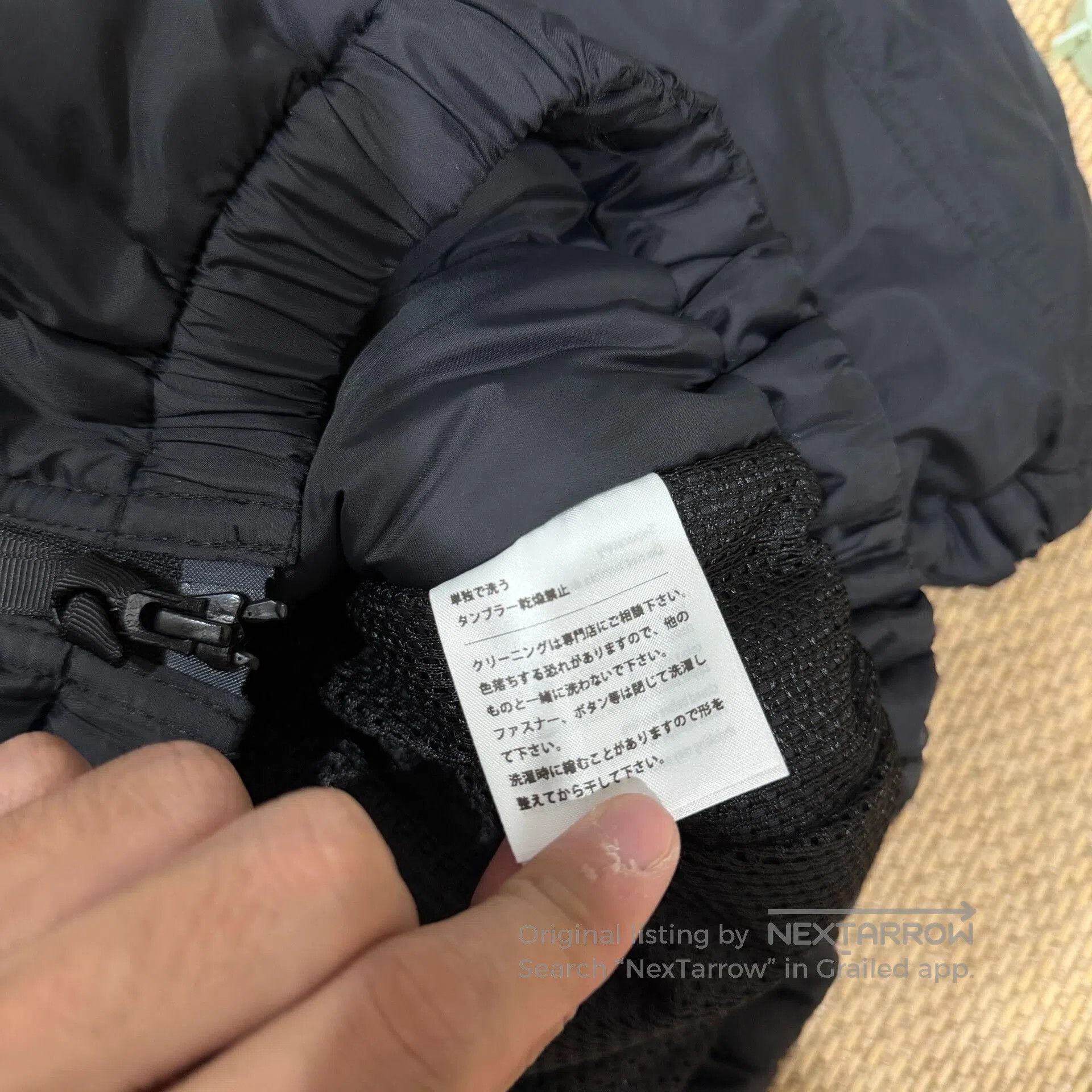 LQQK Studio Lightweight Nylon Jacket with Diagonal Zip. Size US S / EU 44-46 / 1 - 7 Thumbnail