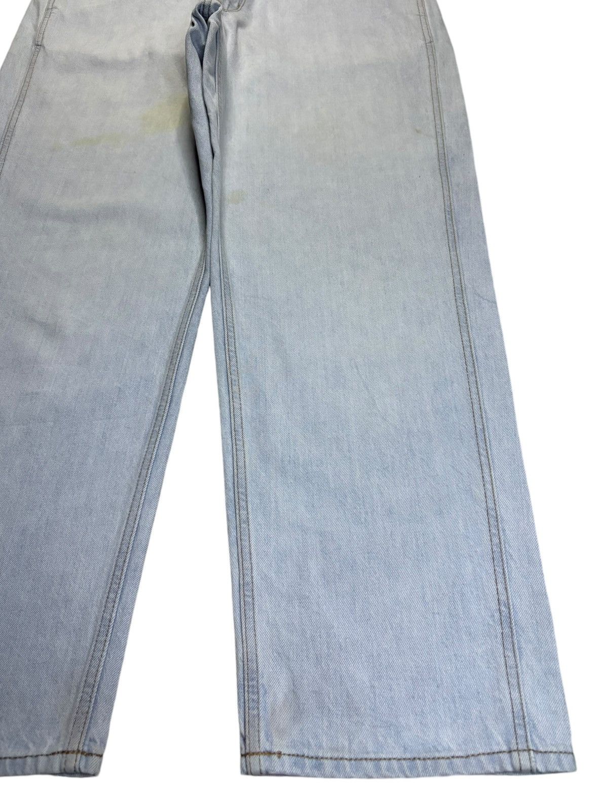 Christophe Lemaire × Japanese Brand × Uniqlo Vintage Uniqlo U Christophe Lemaire Light Wash Loose Jeans Size US 35 - 7 Thumbnail