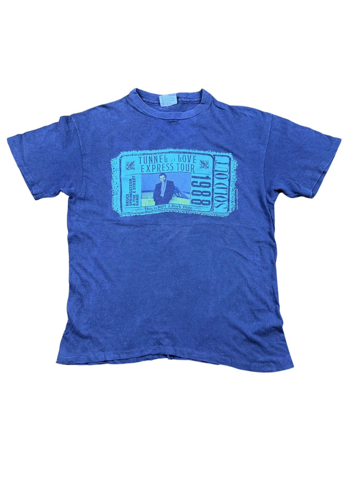Band Tees Vintage 80s Bruce Springsteen "Tunnel of Love Express Tour Size US L / EU 52-54 / 3 - 2 Thumbnail