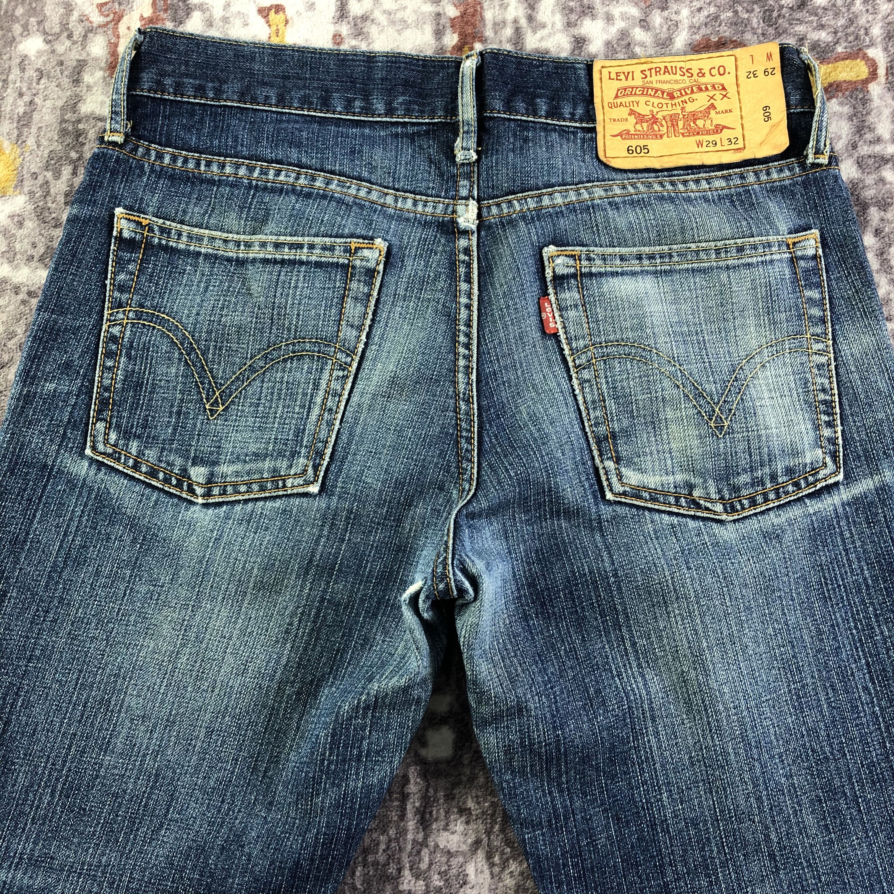 Levi's × Vintage Vintage 90s Blue Wash Levis 605 Jeans-JM3280 Size US 31 - 4 Thumbnail