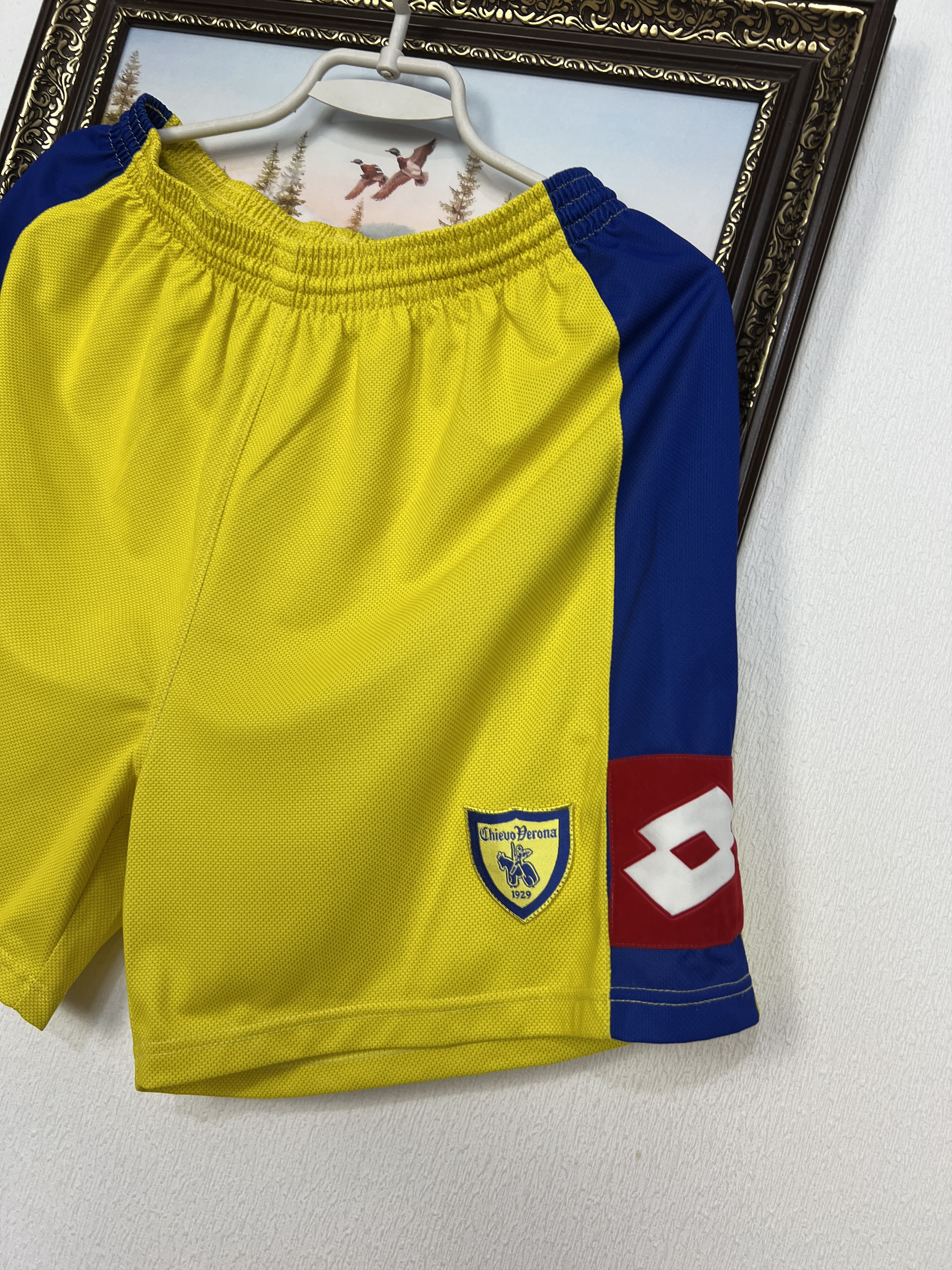 Lotto Sport Vintage 90's Chievo Verona Football Shorts Soccer Athletic Size US 32 / EU 48 - 2 Thumbnail