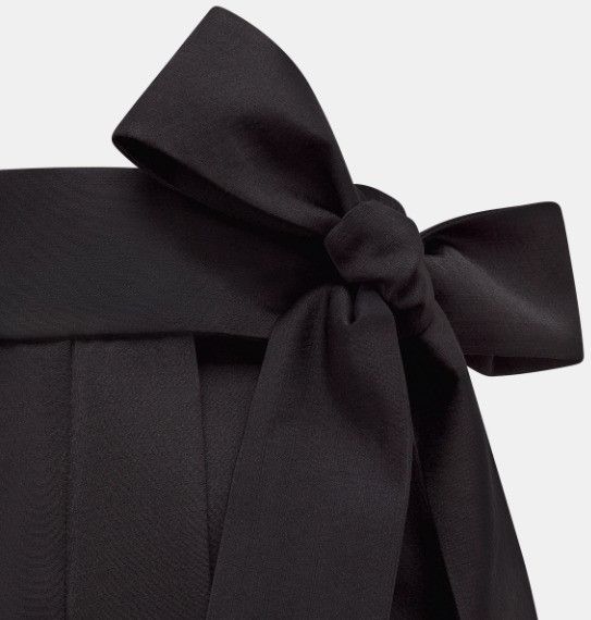 Dior o1w1db10824 Long Wrap Skirt in Black Size 25" / US 0 / IT 36 - 3 Thumbnail