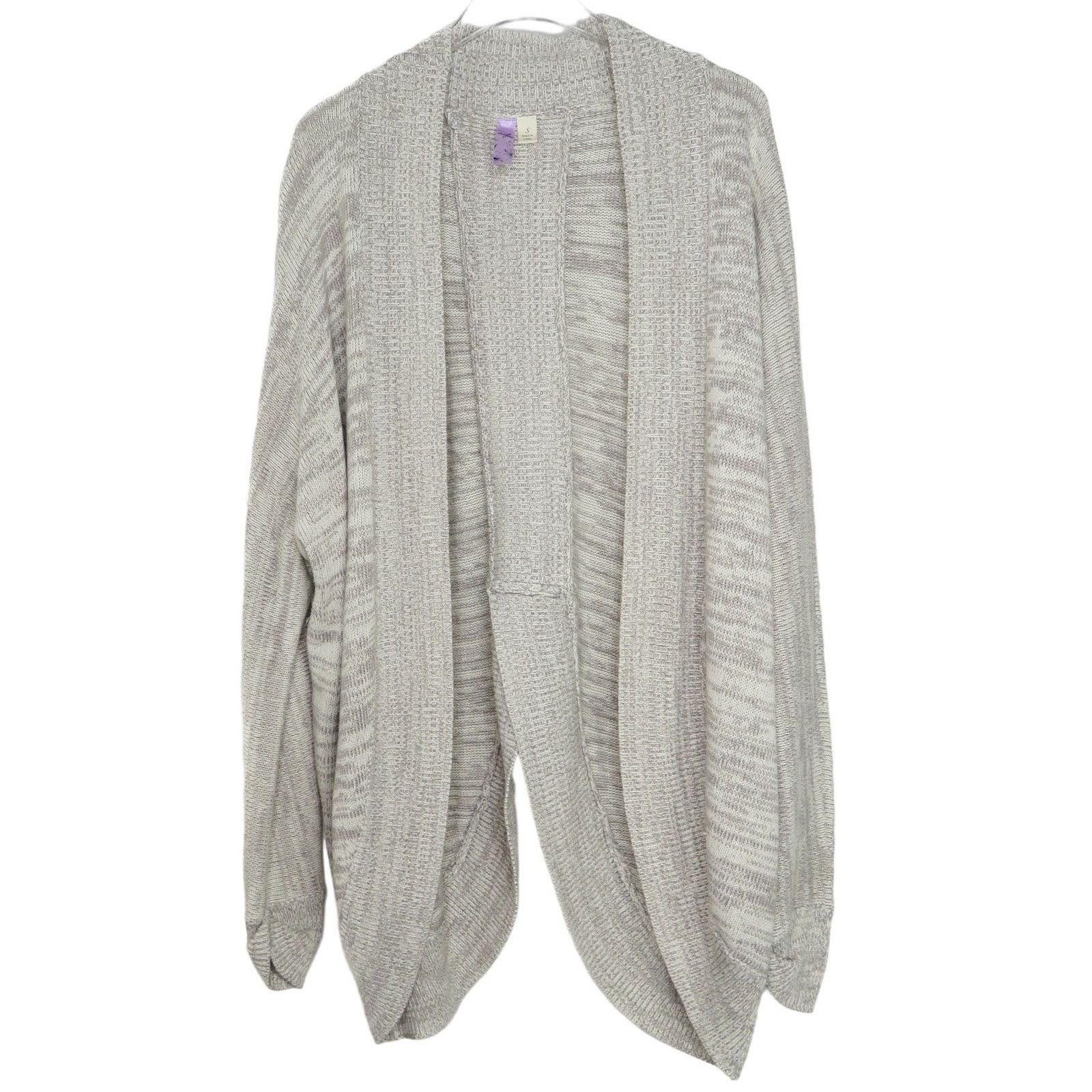 Other Francesca’s Gray Marled Chunky Knit Cardigan Sweater Small Size S / US 4 / IT 40 - 2 Thumbnail
