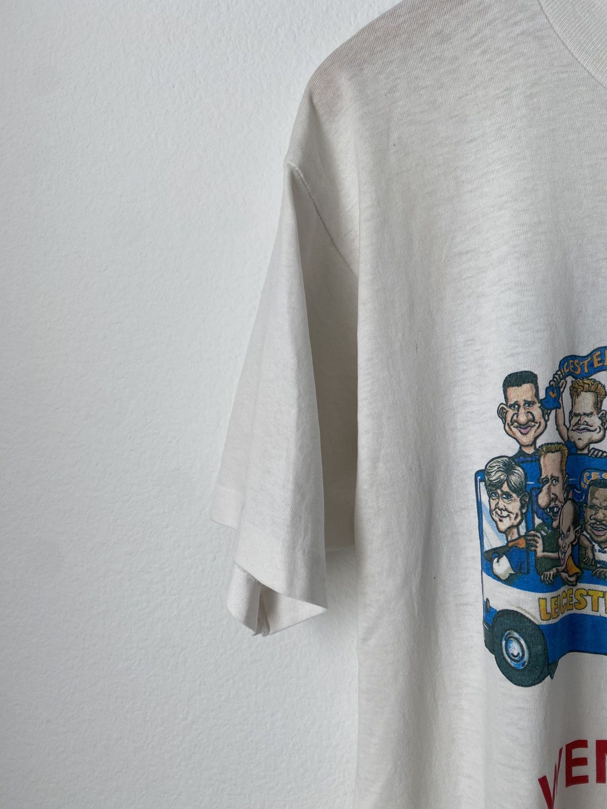 Vintage Leicester City 1994 Playoff XL size tee football england Size US XL / EU 56 / 4 - 7 Thumbnail