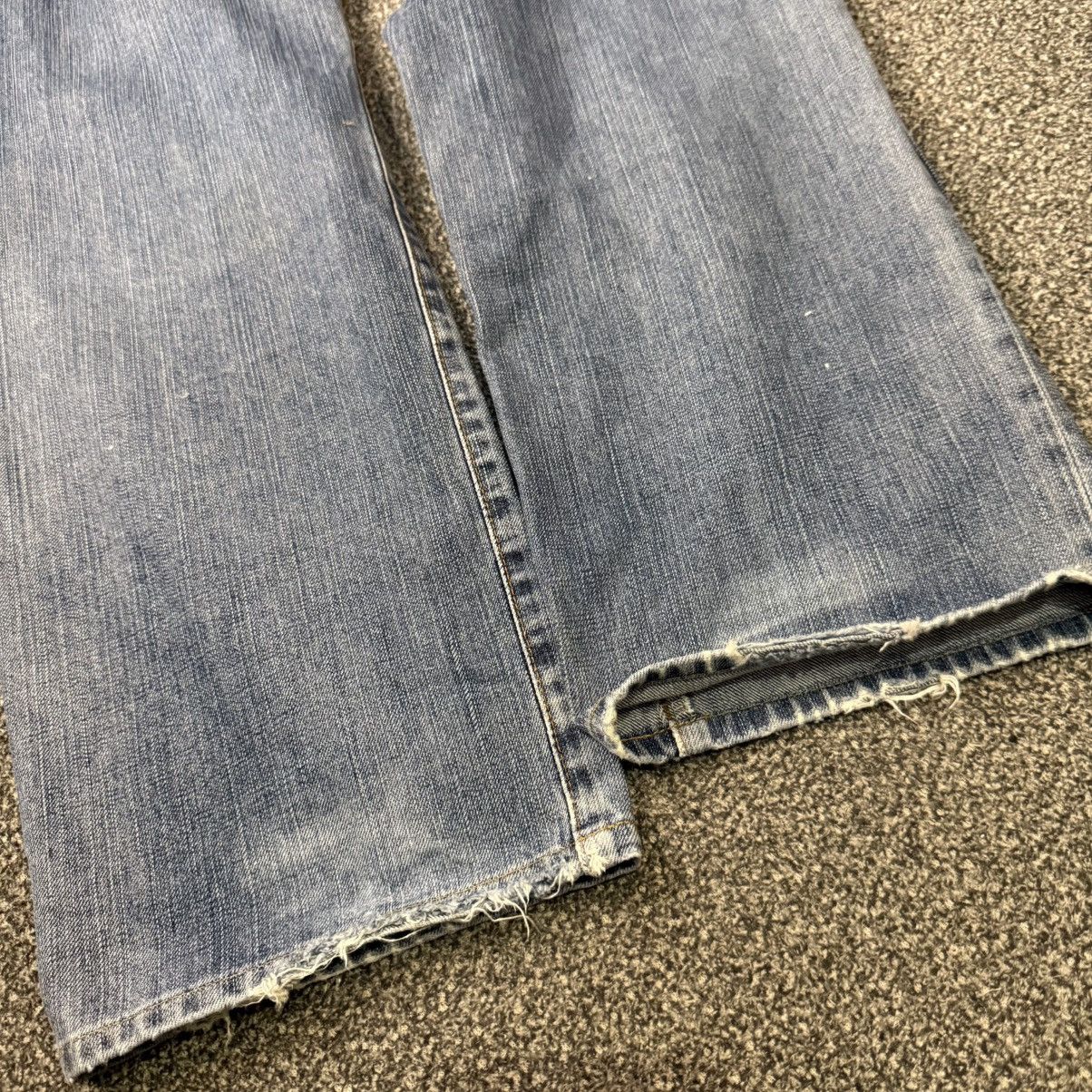 Japanese Brand 🔥🇯🇵 Vintage 90s Distressed Archival Edwin 503 Regular Jeans Size US 34 / EU 50 - 9 Thumbnail
