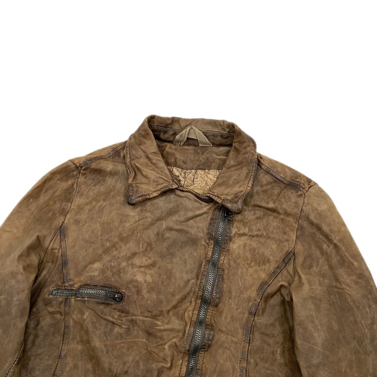 Giorgio Brato Giorgio Brato Lamb Leather Jacket Size XS / US 0-2 / IT 36-38 - 3 Thumbnail