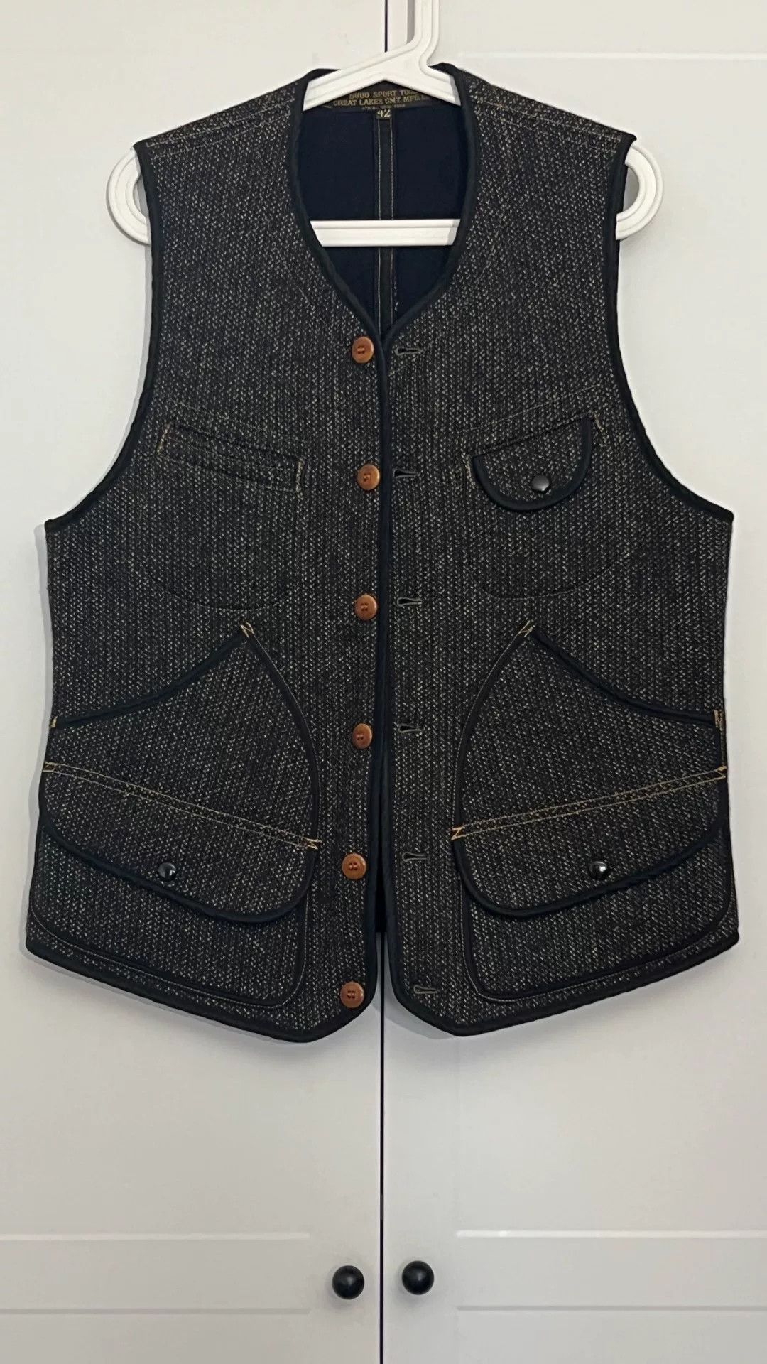 Freewheelers Freewheelers Wool Hunting Vest Size 42 Size US XS / EU 42 / 0 - 1 Thumbnail