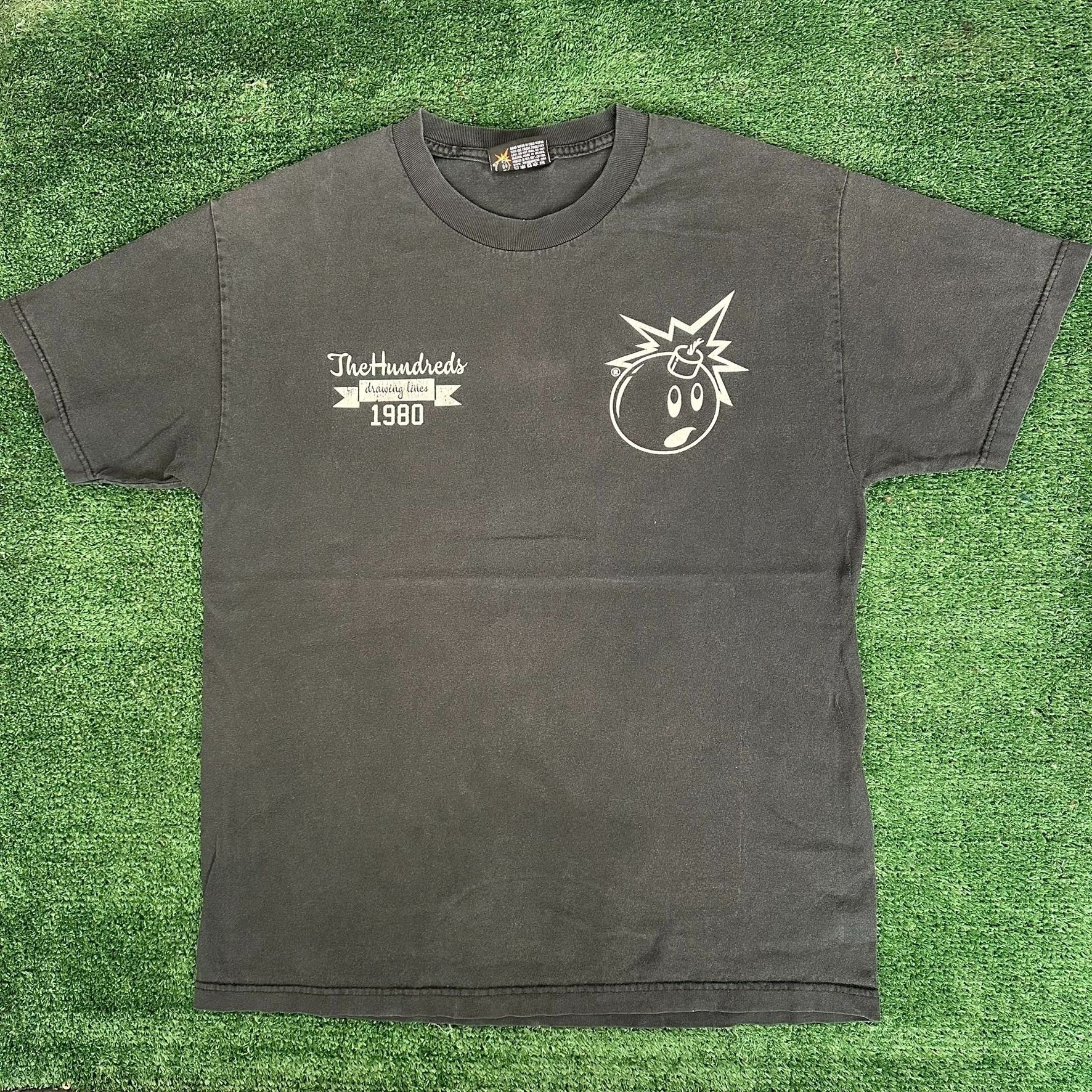 The Hundreds Vintage Y2K The Hundreds Adam Bomb T-Shirt HUGE Skater Logo Size US L / EU 52-54 / 3 - 1 Thumbnail