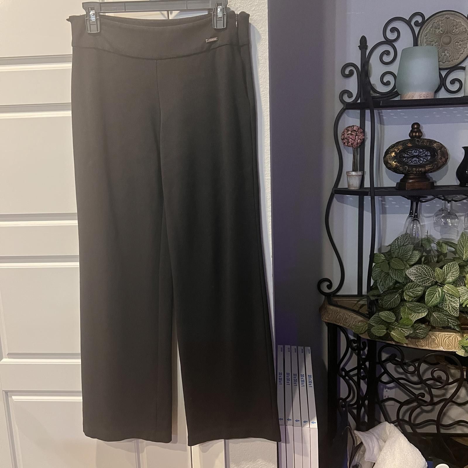 Elie Tahari Tahari Women's Black Wide Leg Pants Size 4 Size 27" / US 4 / IT 40 - 8 Thumbnail