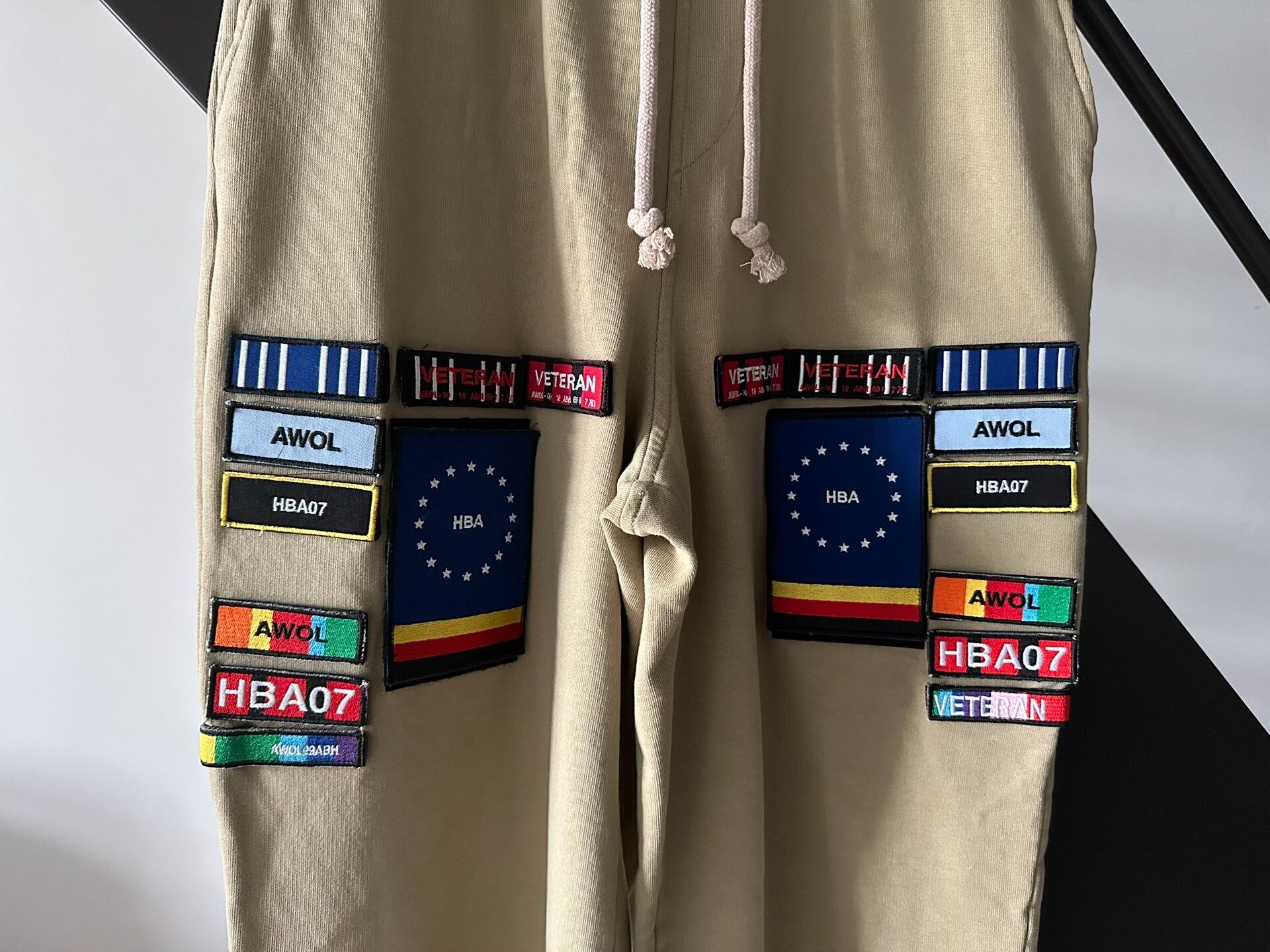 Hood By Air Hood by Air khaki Veteran No.1 Lounge Pants Size US 30 / EU 46 - 3 Thumbnail