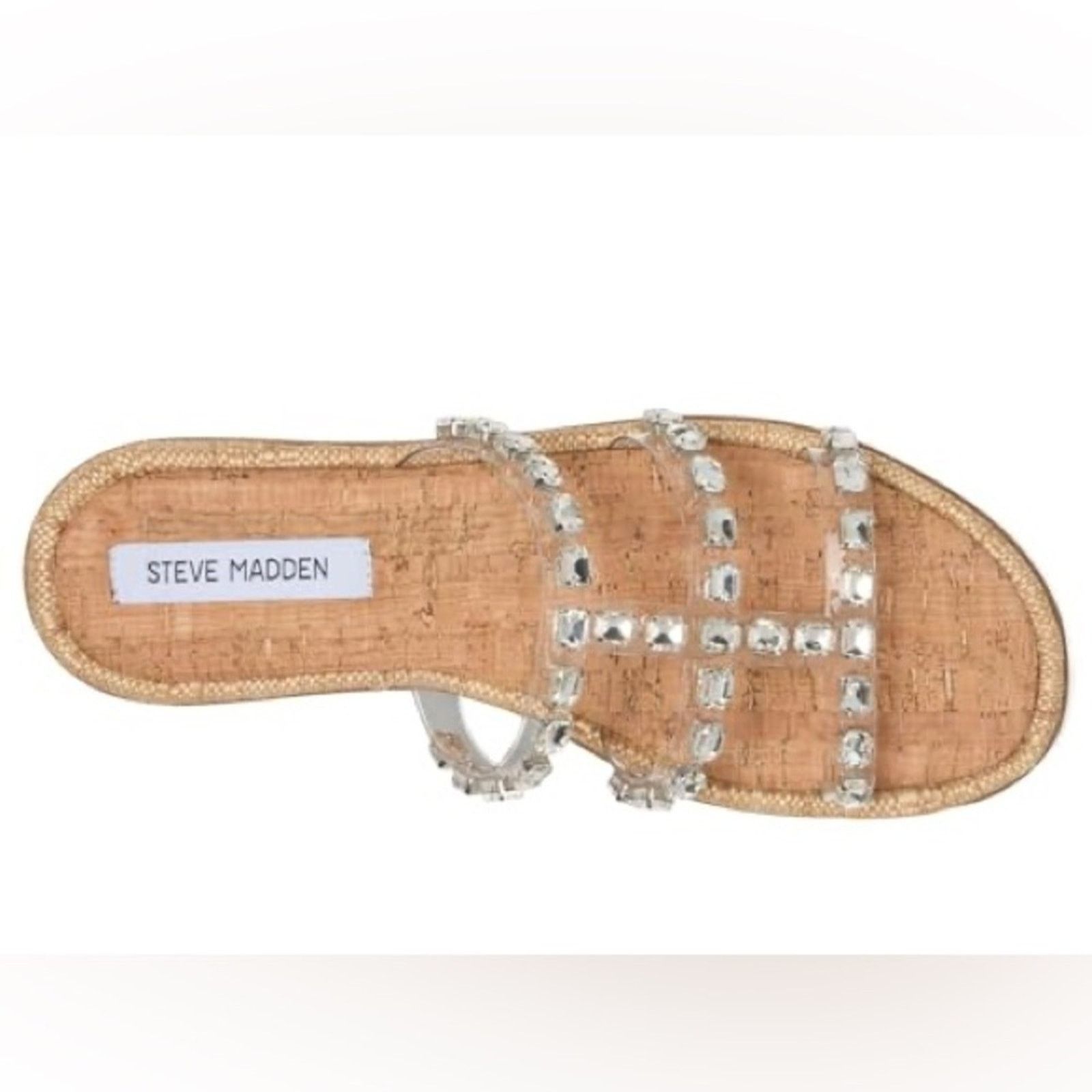 Steve Madden Steve Madden Women's Sandals with Clear and Silver Accents Size US 8 / IT 38 - 5 Thumbnail