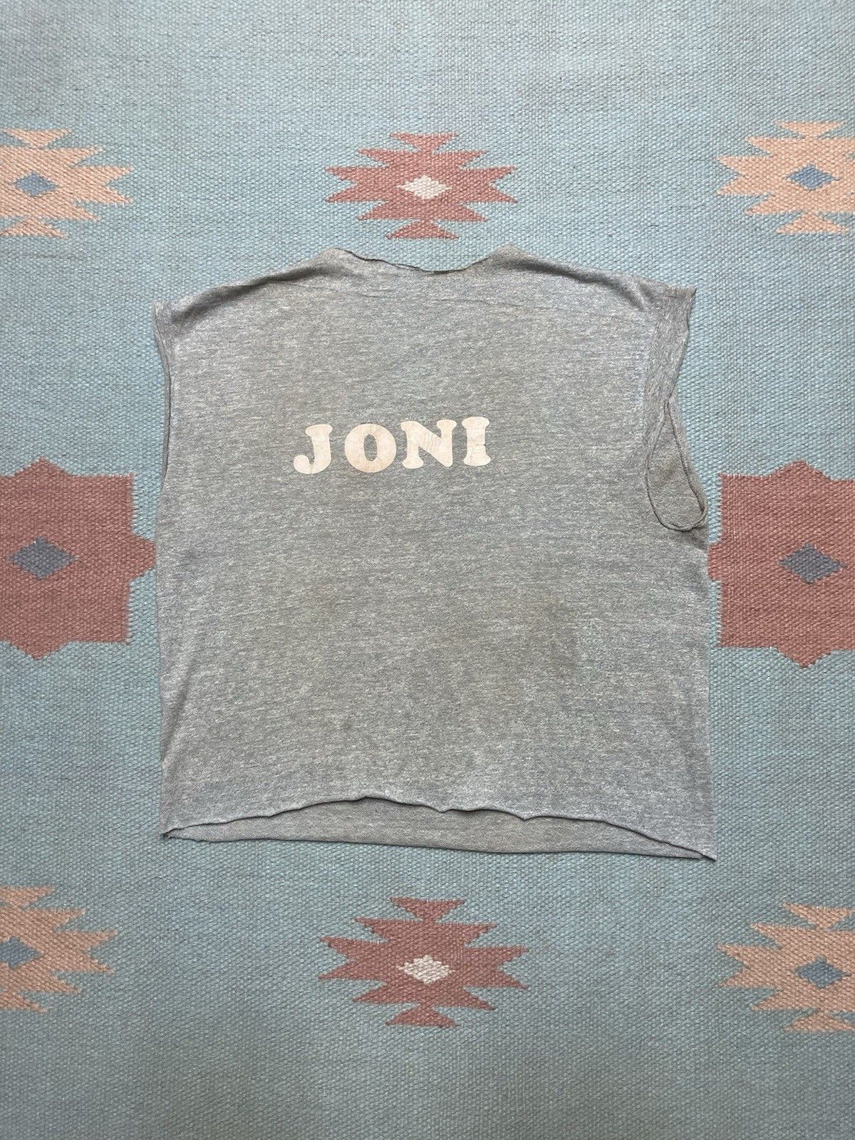 Vintage 70s t shirt chopped Rams gray tri blend boxy cropped medium Size US M / EU 48-50 / 2 - 7 Thumbnail