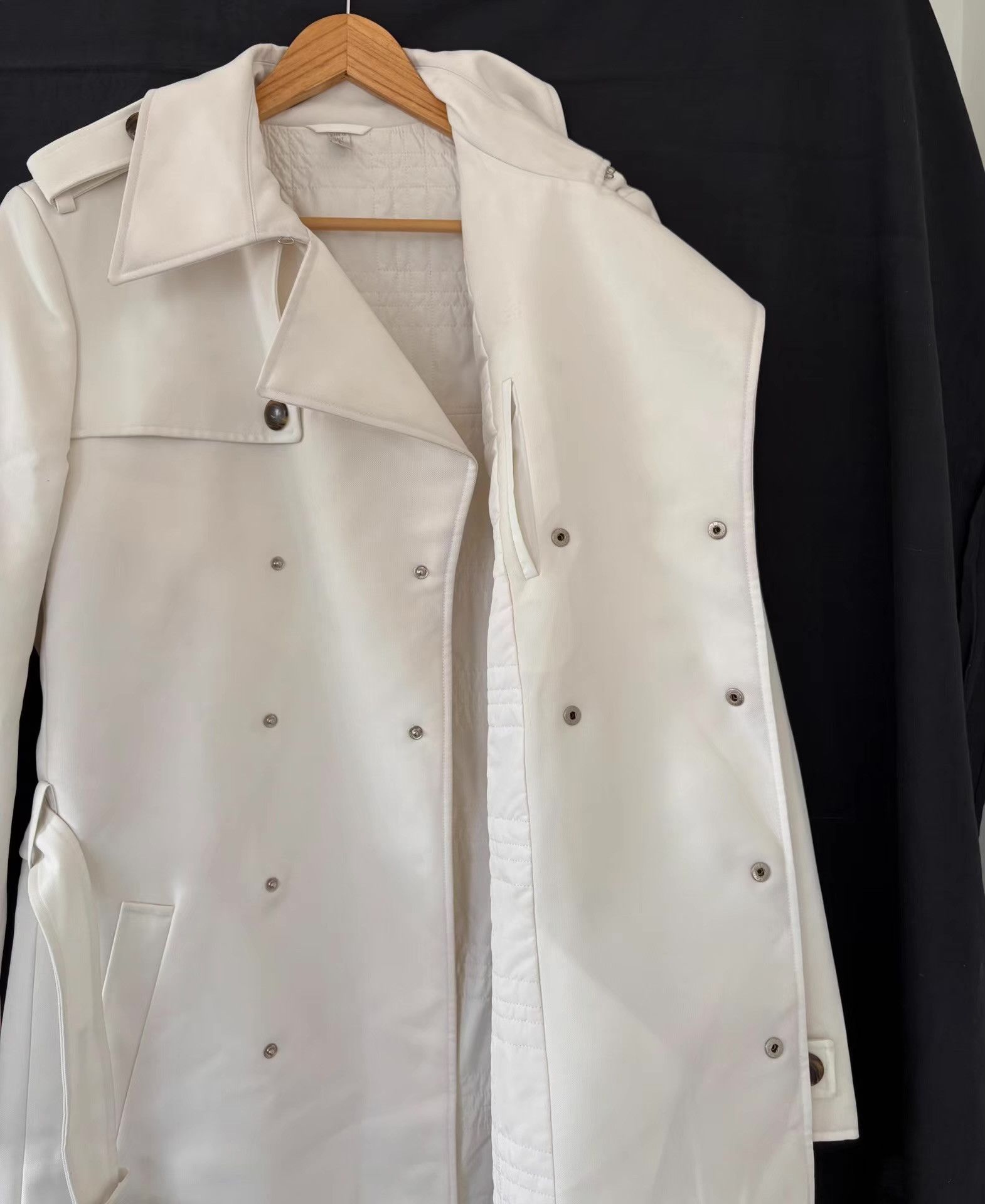 Miu Miu Miu Miu 2000AW Men's White Trench Coat Ｑ21 Size US M / EU 48-50 / 2 - 7 Thumbnail