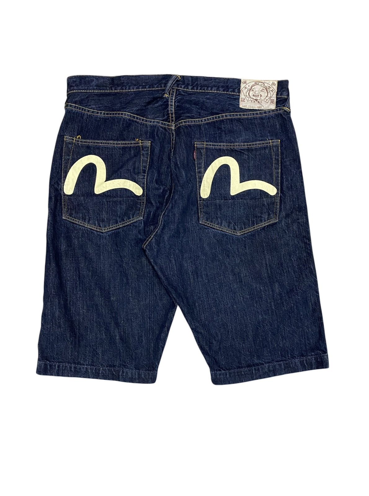 Evisu × Japanese Brand 2000s EVISU by Yamane denim short or 3/4 Size US 39 - 1 Thumbnail