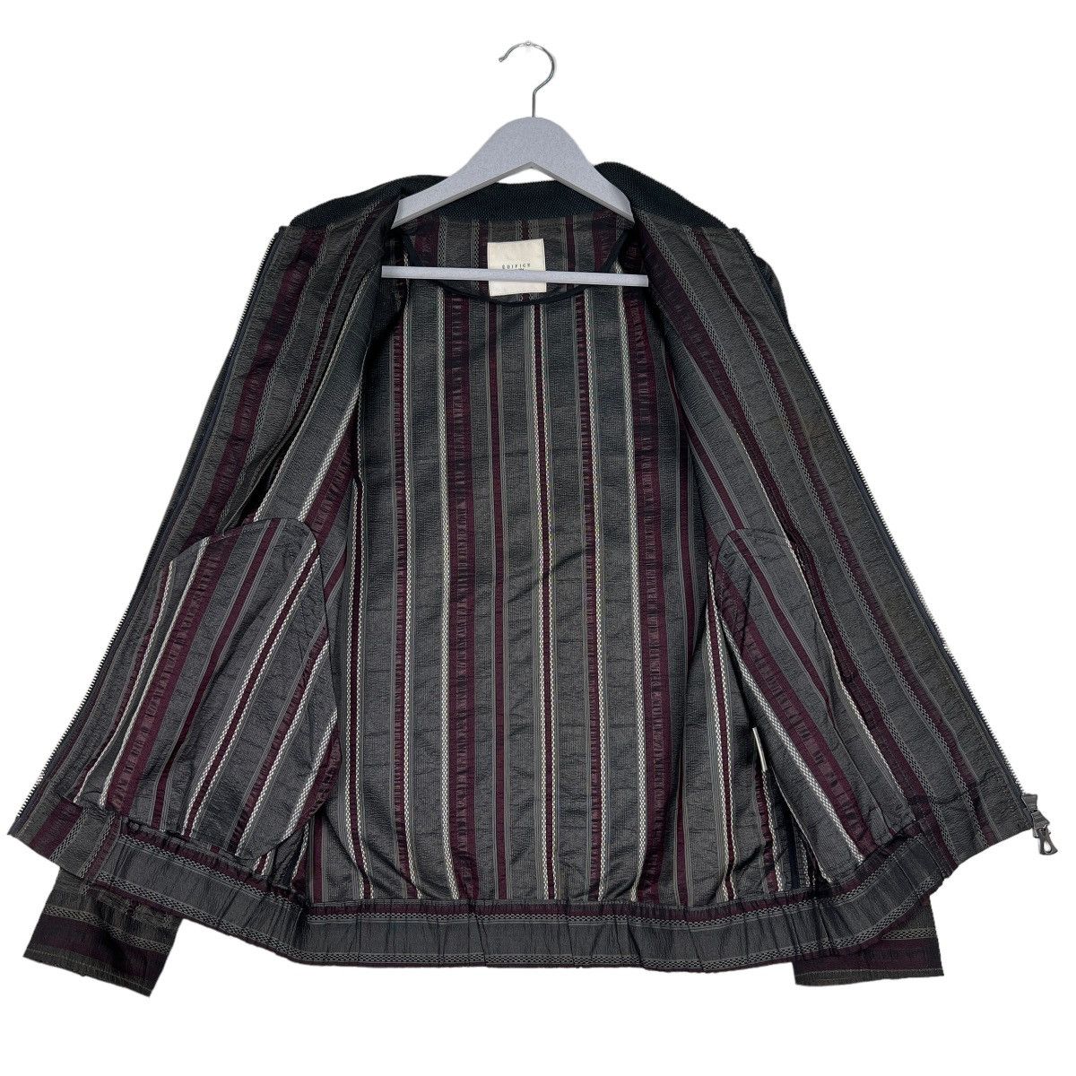 Edifice Japan 🔥 EDIFICE DEPUIS JAPAN STRIPE BLOUSON JACKET Size US S / EU 44-46 / 1 - 12 Thumbnail