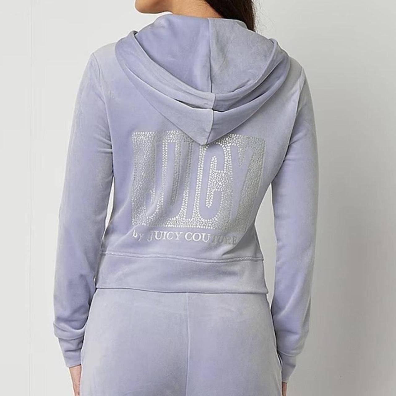 Juicy Couture Juicy Couture lilac purple soft velour hoodie pockets Size XL / US 12-14 / IT 48-50 - 4 Thumbnail