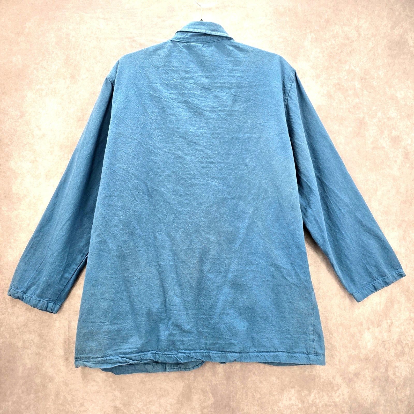 Other Chico's Design Blue Coat Jacket Cotton Extra Large Size XL / US 12-14 / IT 48-50 - 2 Thumbnail