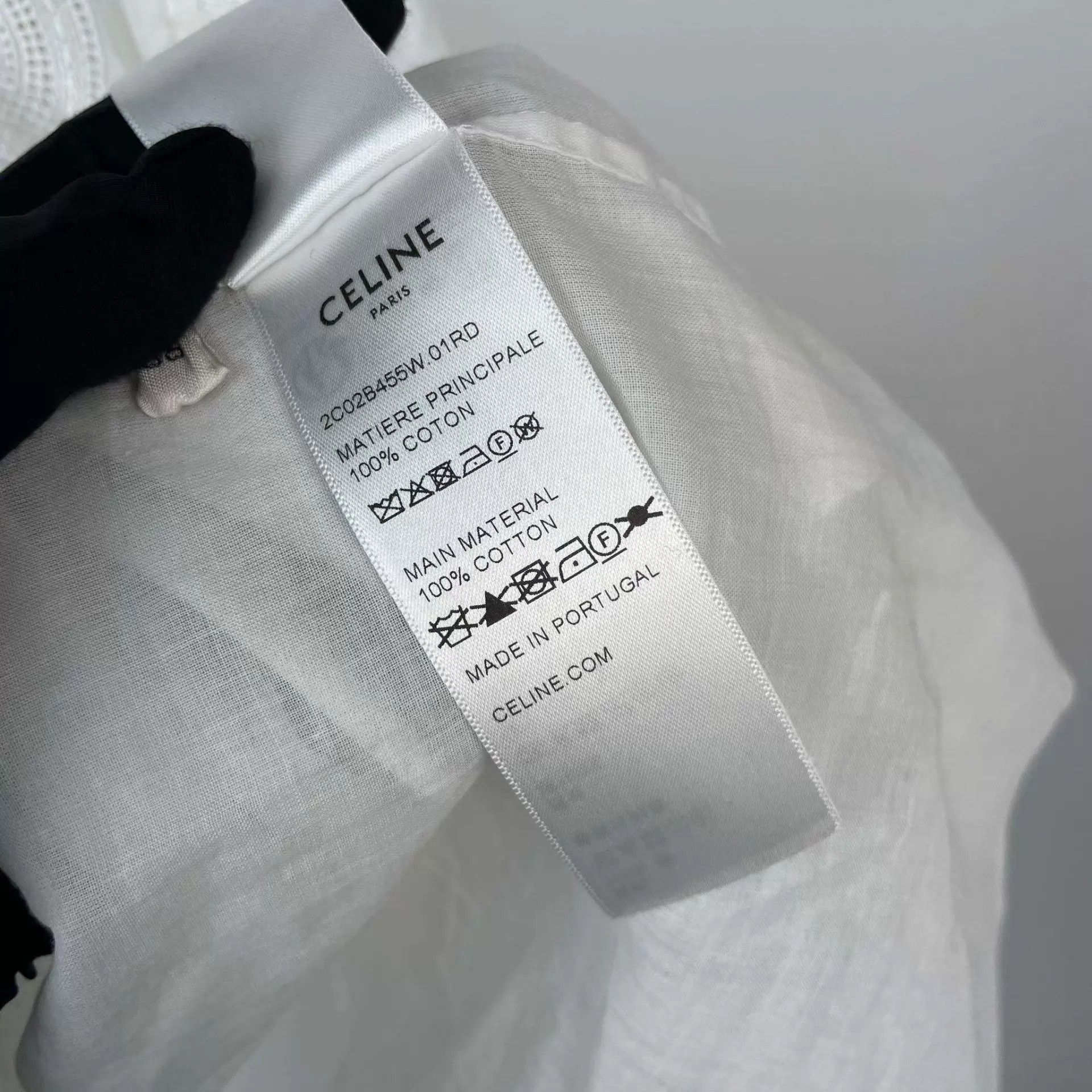 Celine Celine tulle cutout top 36 Size XS / US 0-2 / IT 36-38 - 6 Thumbnail