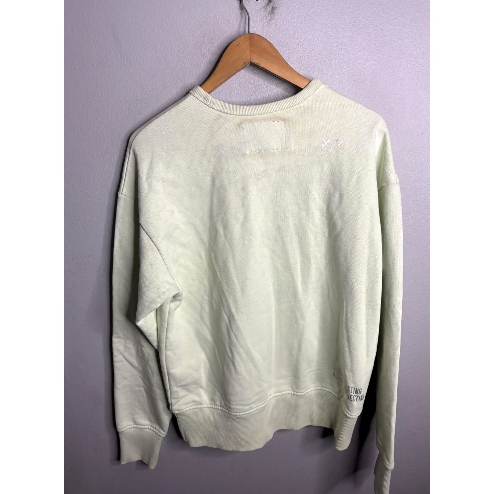 Cult Of Individuality Cult of Individuality Sweatshirt Mens Small Mint Green Crewneck Holo Cat Print Size US S / EU 44-46 / 1 - 6 Thumbnail