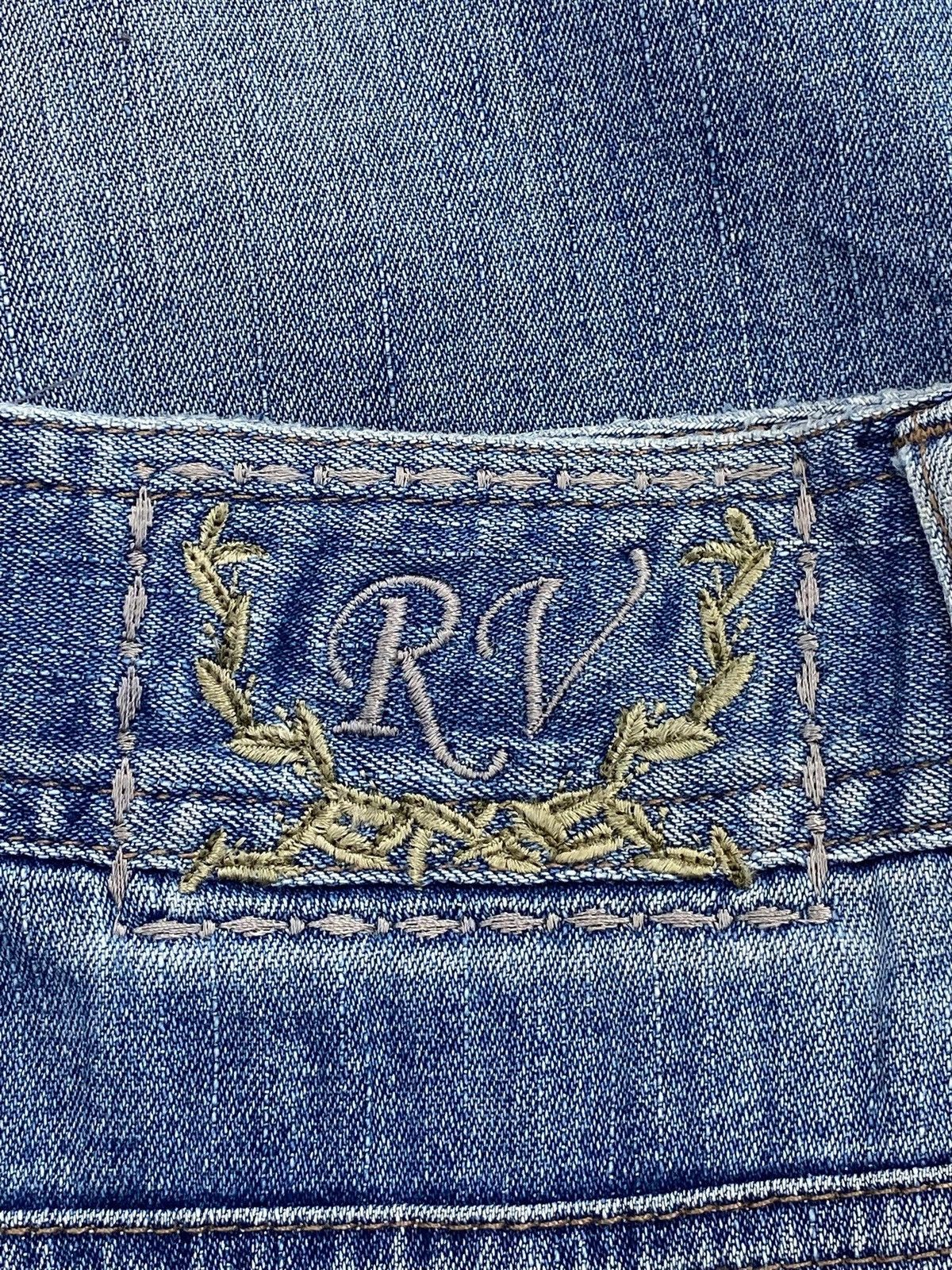 Japanese Brand Japanese Brand Blue Wash Arrow Line Style Jeans Size US 33 - 14 Thumbnail