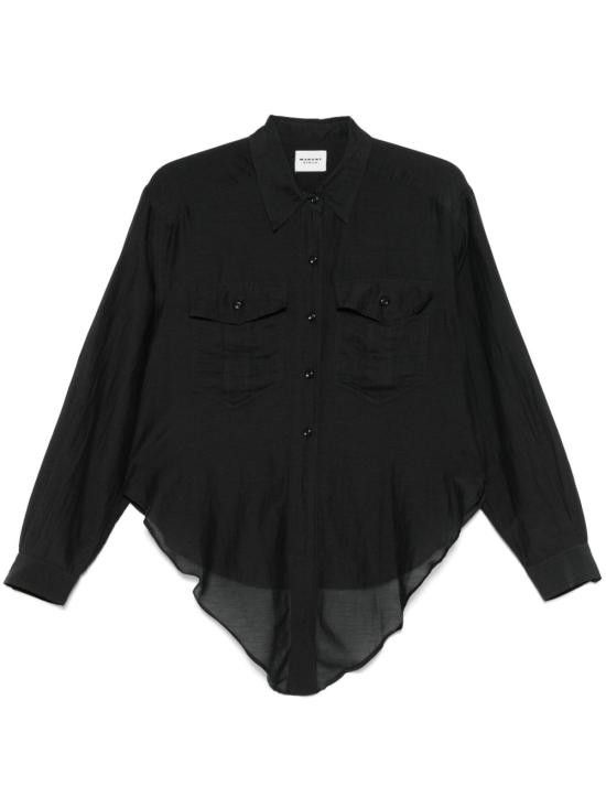 Isabel Marant Etoile ISABEL MARANT ETOILE Women Shirts CH0131FD B3J04E 01BK Black Size XS / US 0-2 / IT 36-38 - 1 Thumbnail