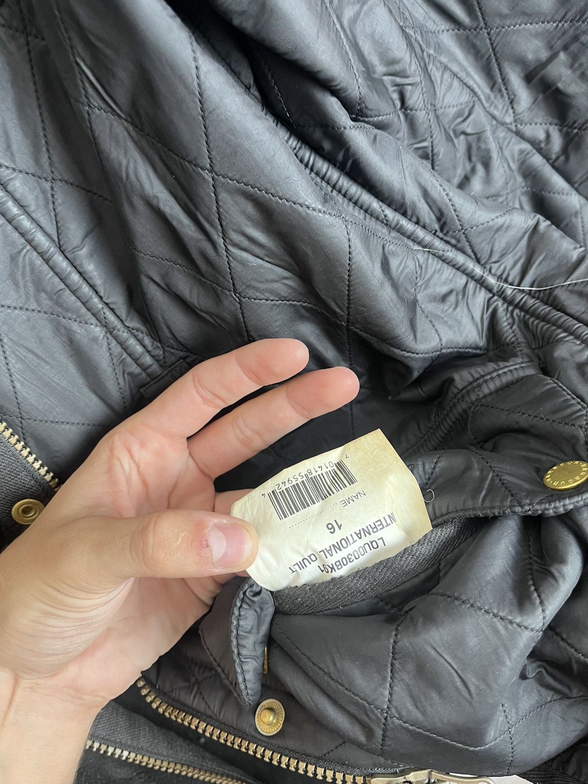 Barbour Vintage women’s jacket Barbour International size UK10 Y2K Size M / US 6-8 / IT 42-44 - 9 Thumbnail