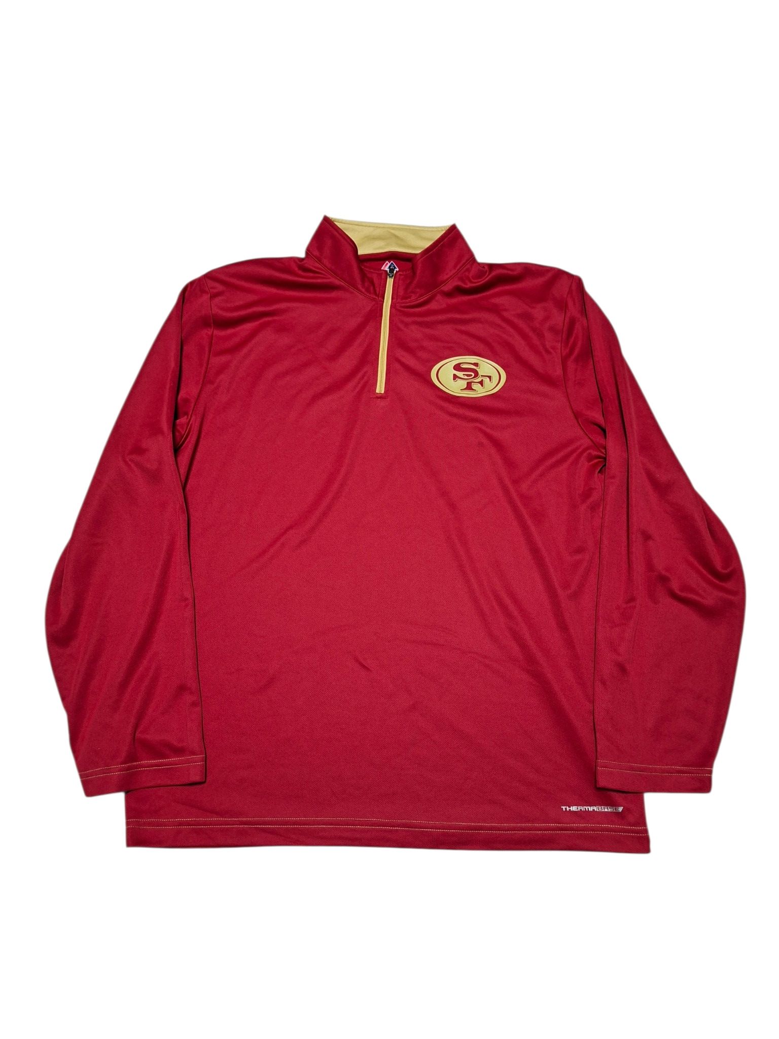 Majestic SAN FRANCISCO 49ERS MAJESTIC 1/3 ZIP SWEATSHIRT Size US L / EU 52-54 / 3 - 1 Thumbnail