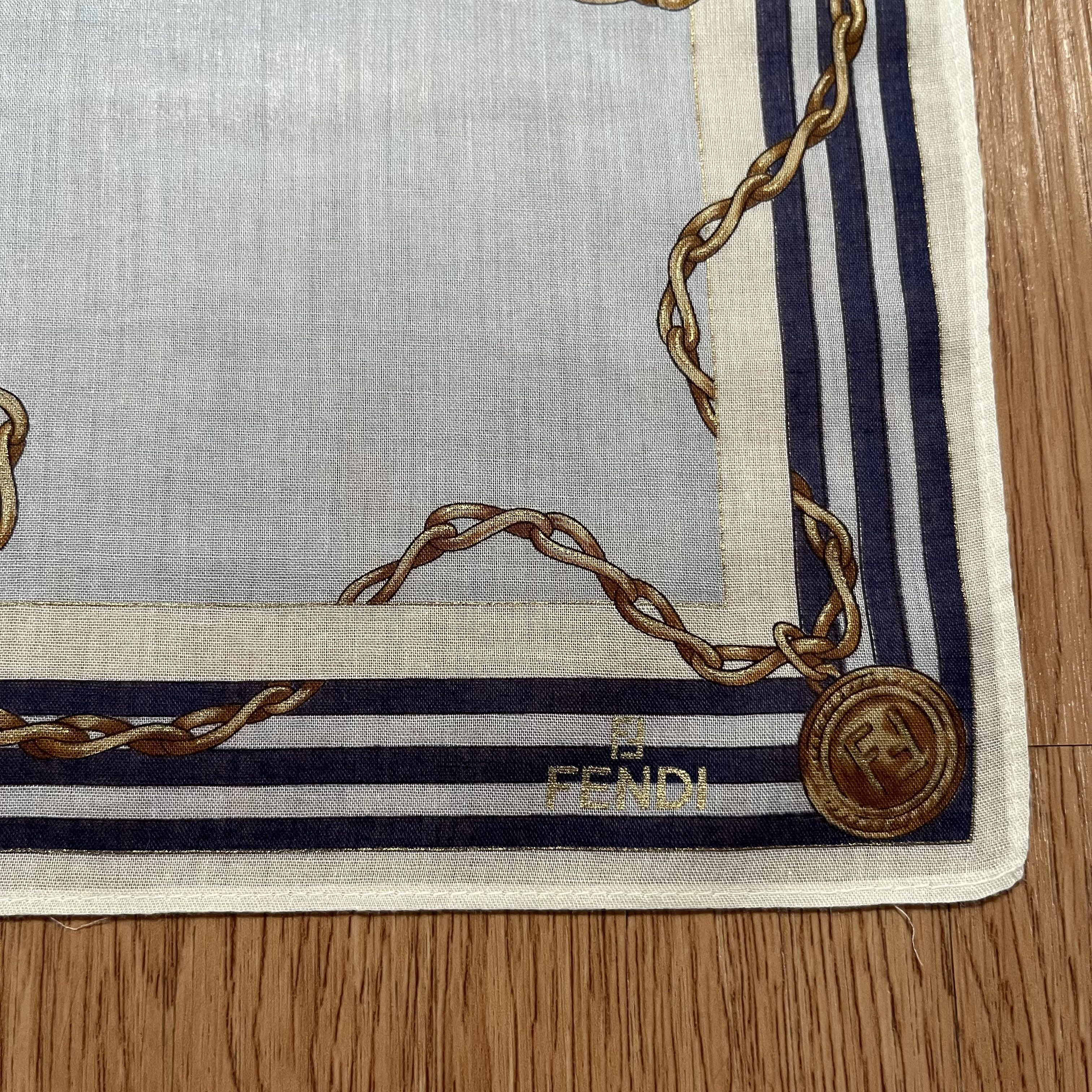Fendi Vintage Fendi Handkerchief Size ONE SIZE - 2 Thumbnail