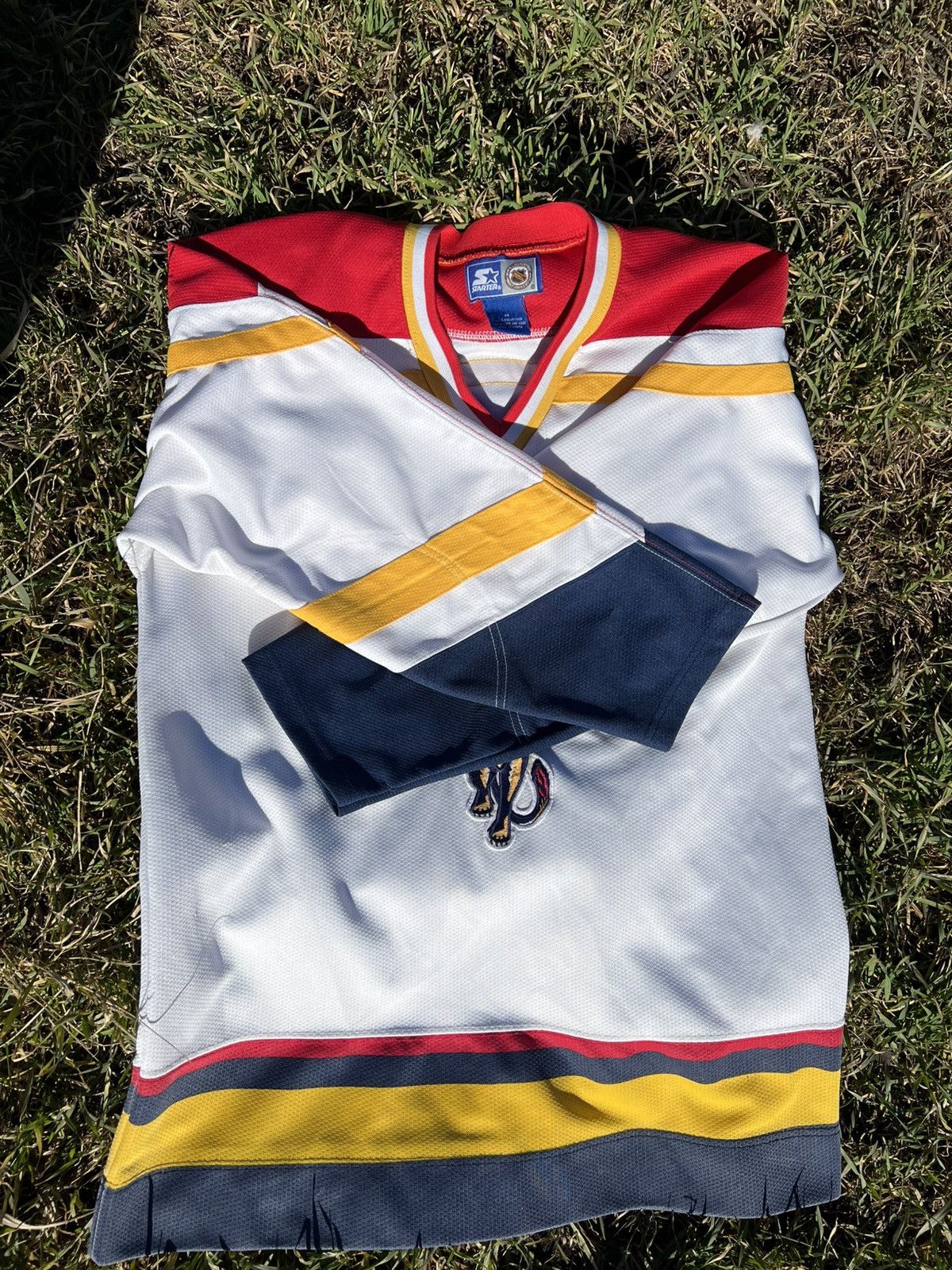 Starter Vintage Starter Florida Panthers Hockey Jersey Size M NHL Size US M / EU 48-50 / 2 - 9 Thumbnail