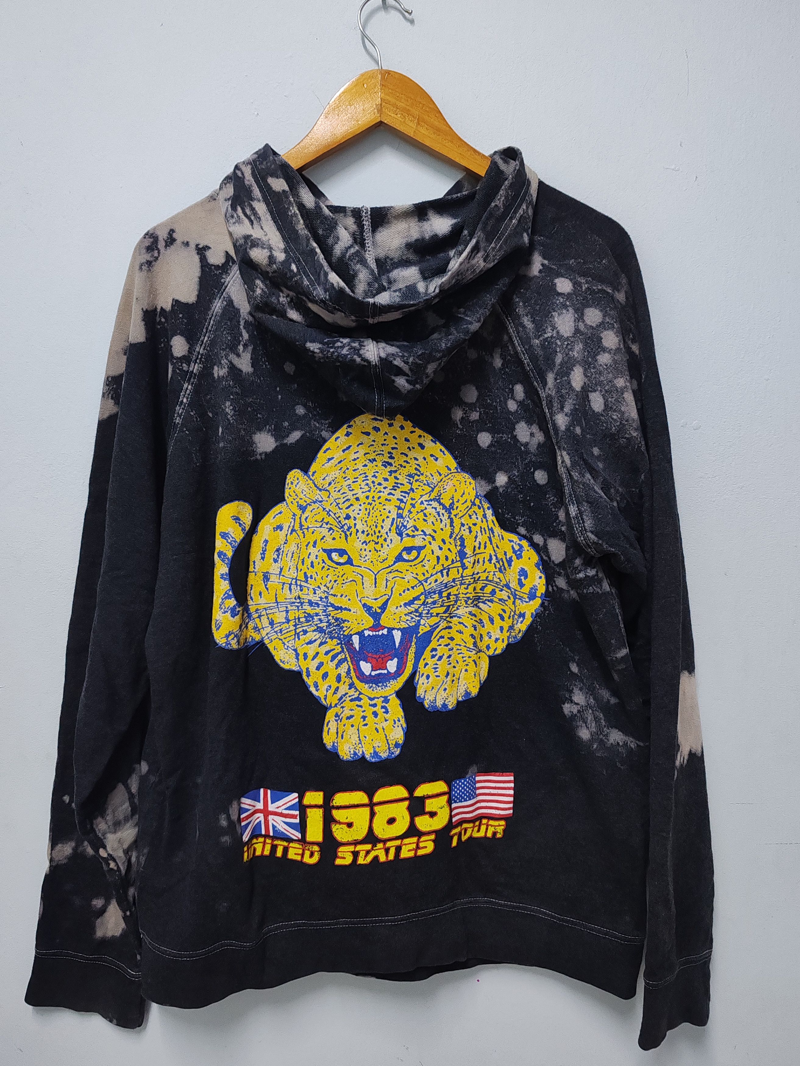 Def Leppard Def Leppard Band 1983 US Tour Hoodie Vintage Style Tie Dye Size US XL / EU 56 / 4 - 1 Thumbnail